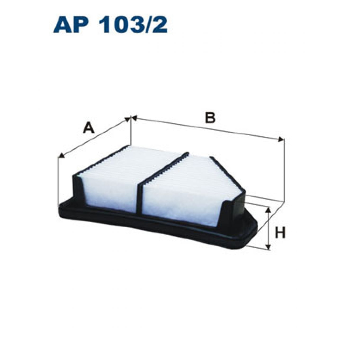 BLUE PRINT ADH22275 Filtro aria Honda Civic VIII Lunghezza