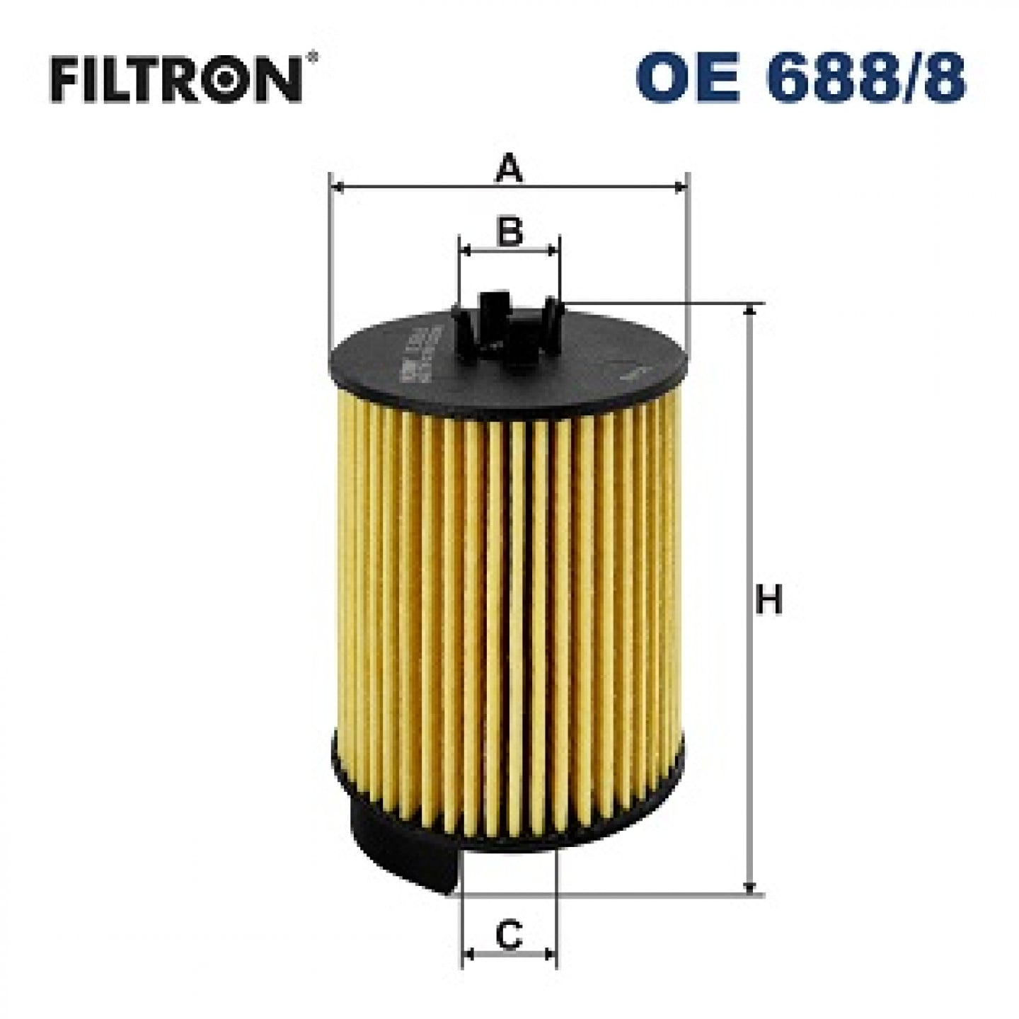 Filtro de aceite FILTRON OE 688/8