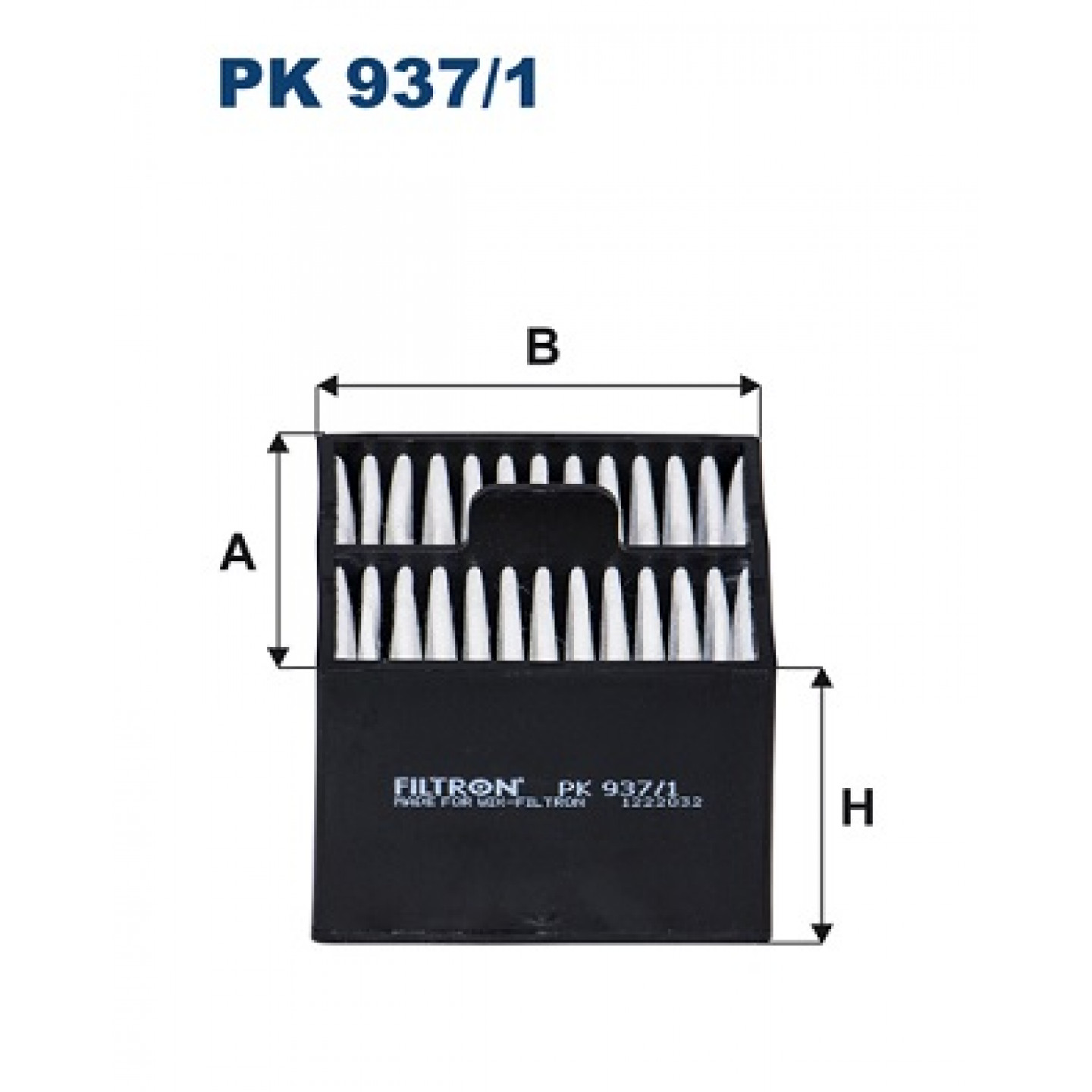 Filtro combustible FILTRON PK 937/1