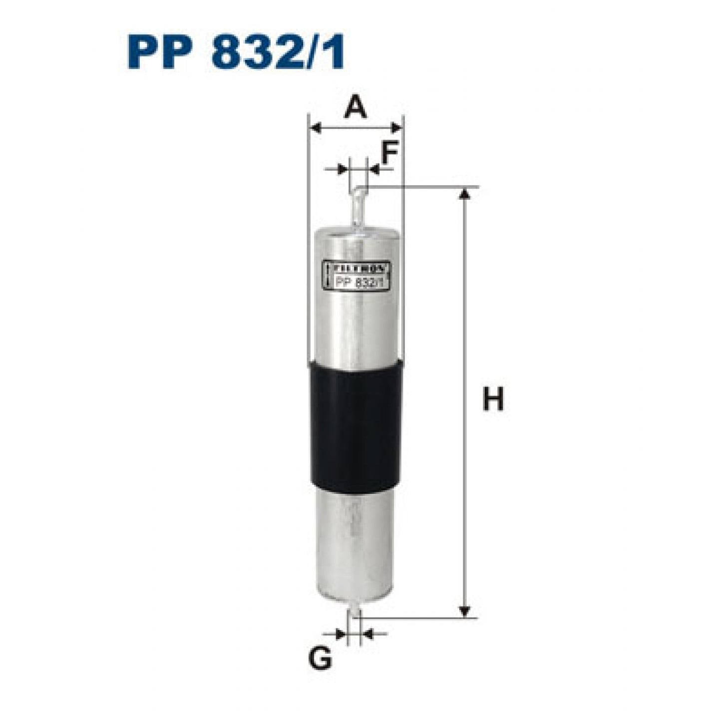 Filtro combustible FILTRON PP 832/1