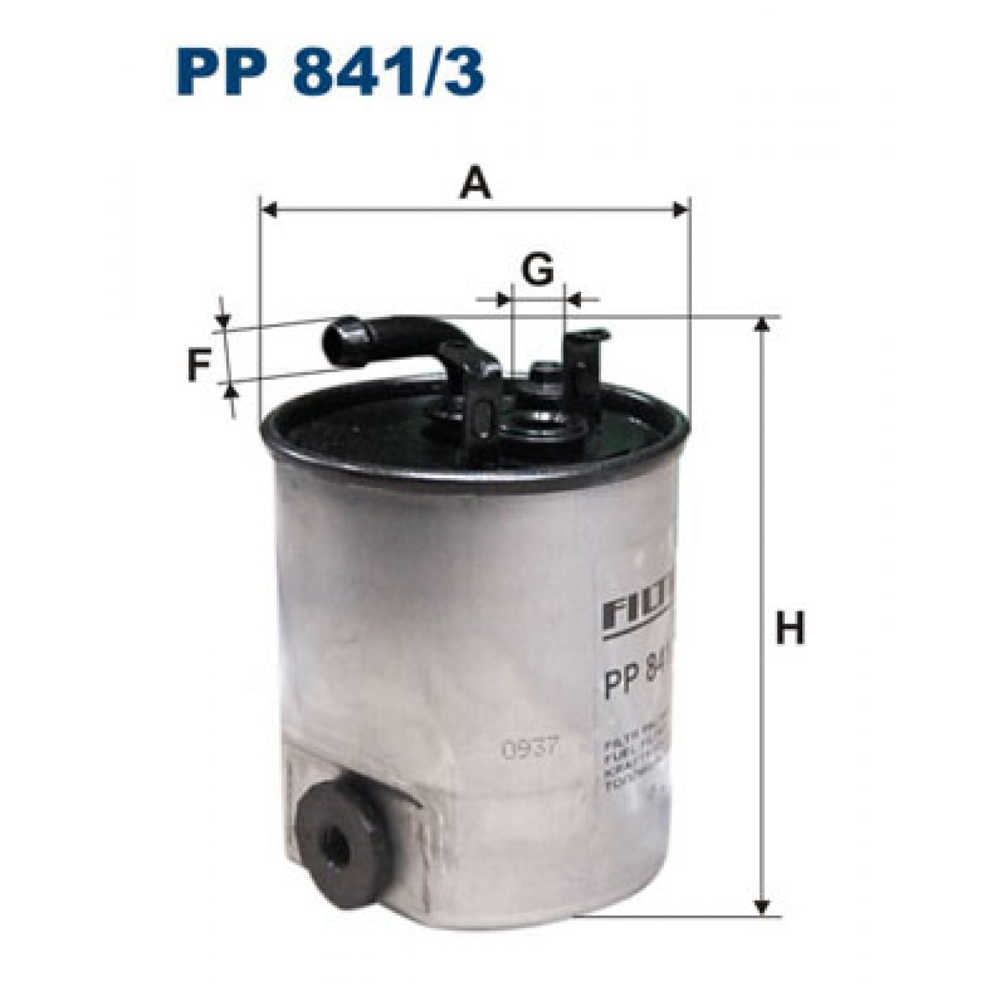 Filtro combustible FILTRON PP 841/3