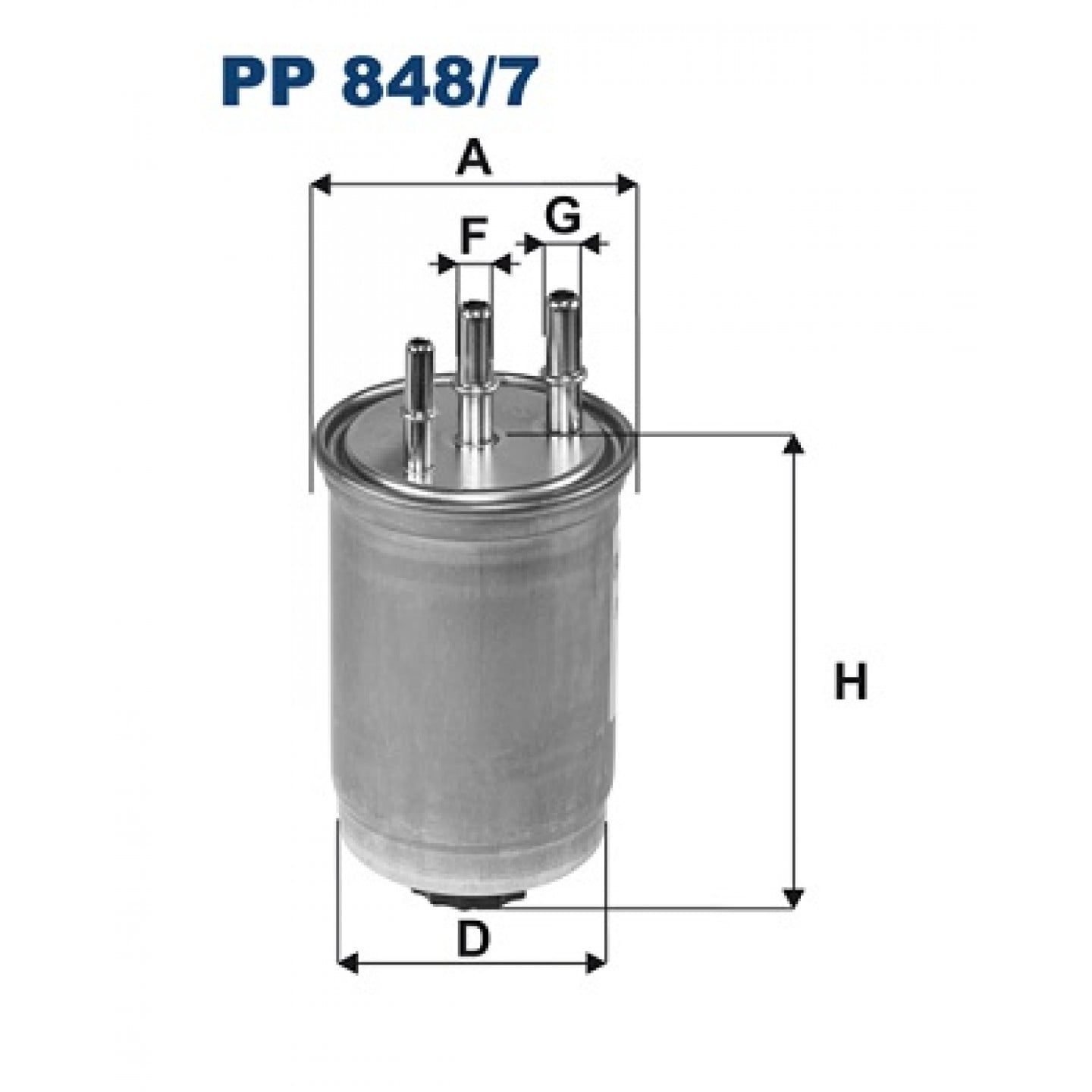 Filtro combustible FILTRON PP 848/7