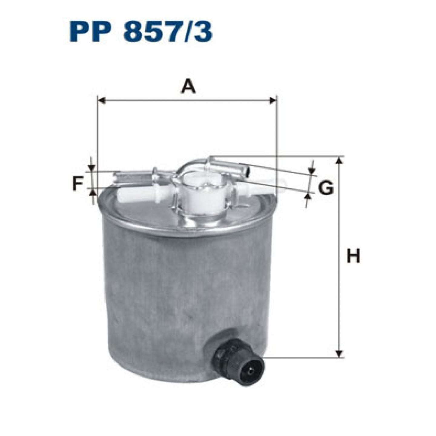 Filtro combustible FILTRON PP 857/3
