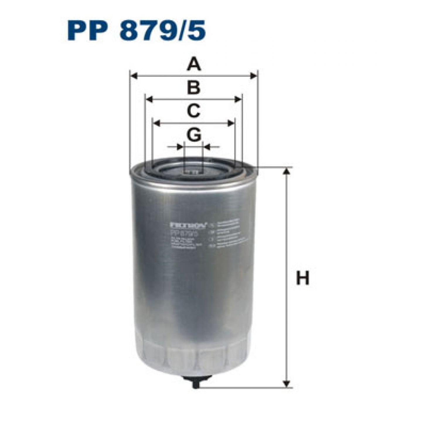 Filtro combustible FILTRON PP 879/5