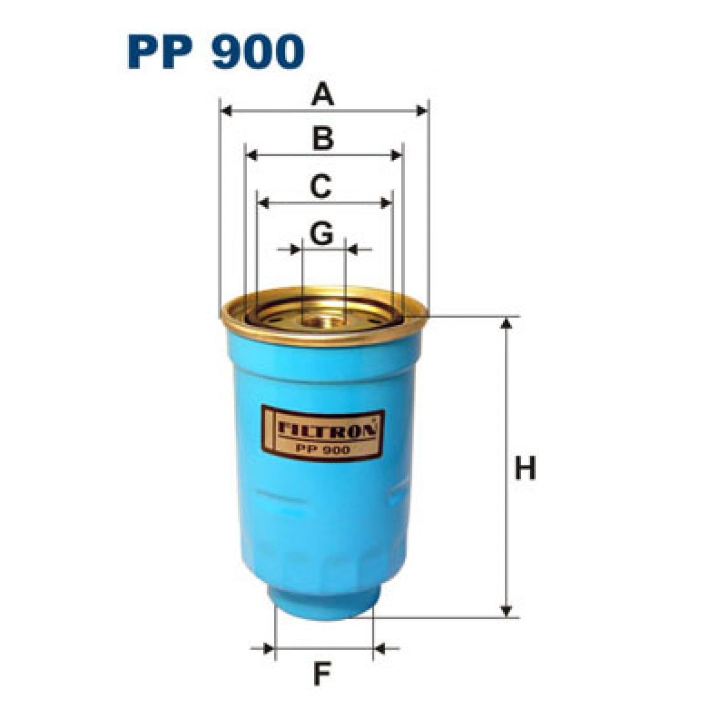 Filtro combustible FILTRON PP 900