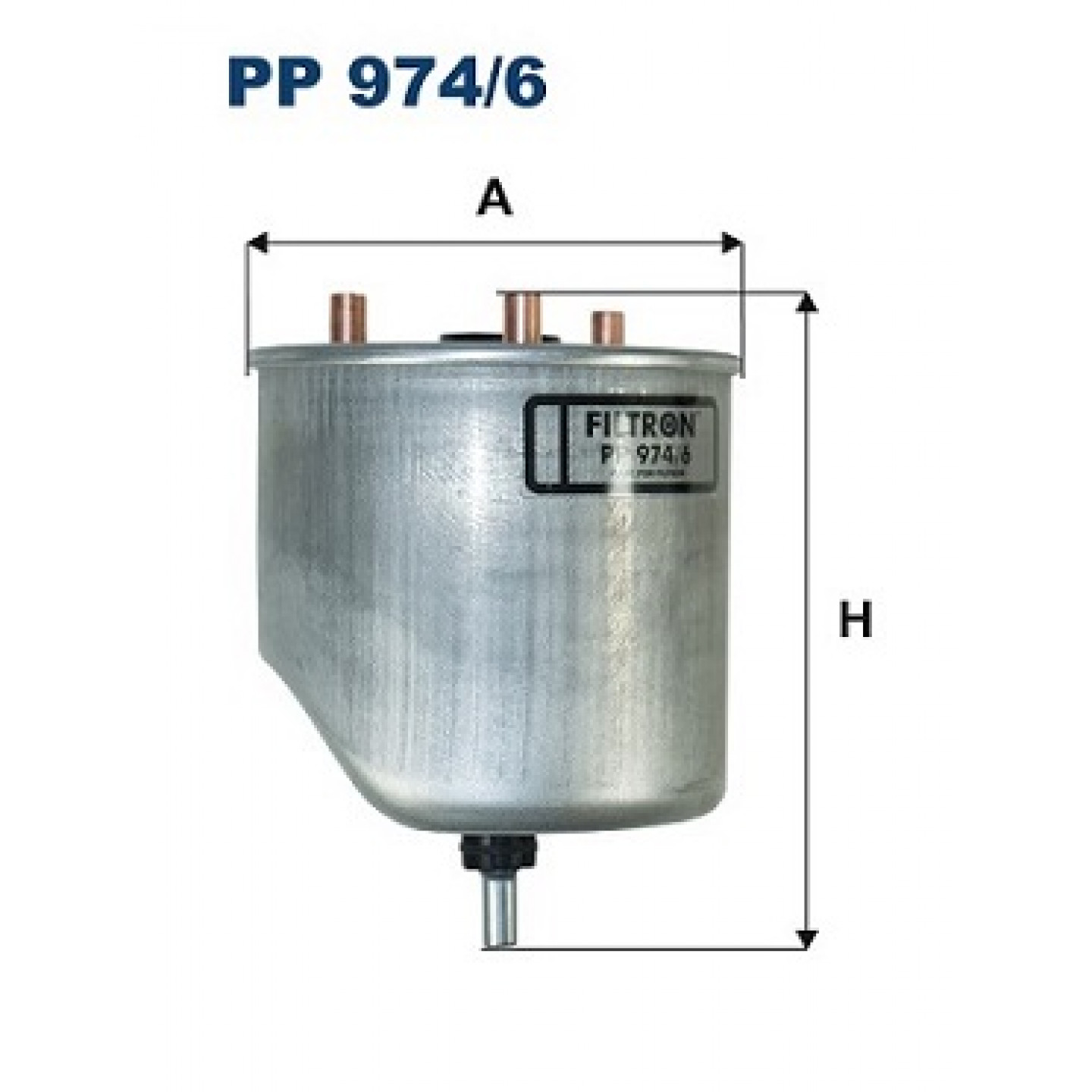 Filtro combustible FILTRON PP 974/6