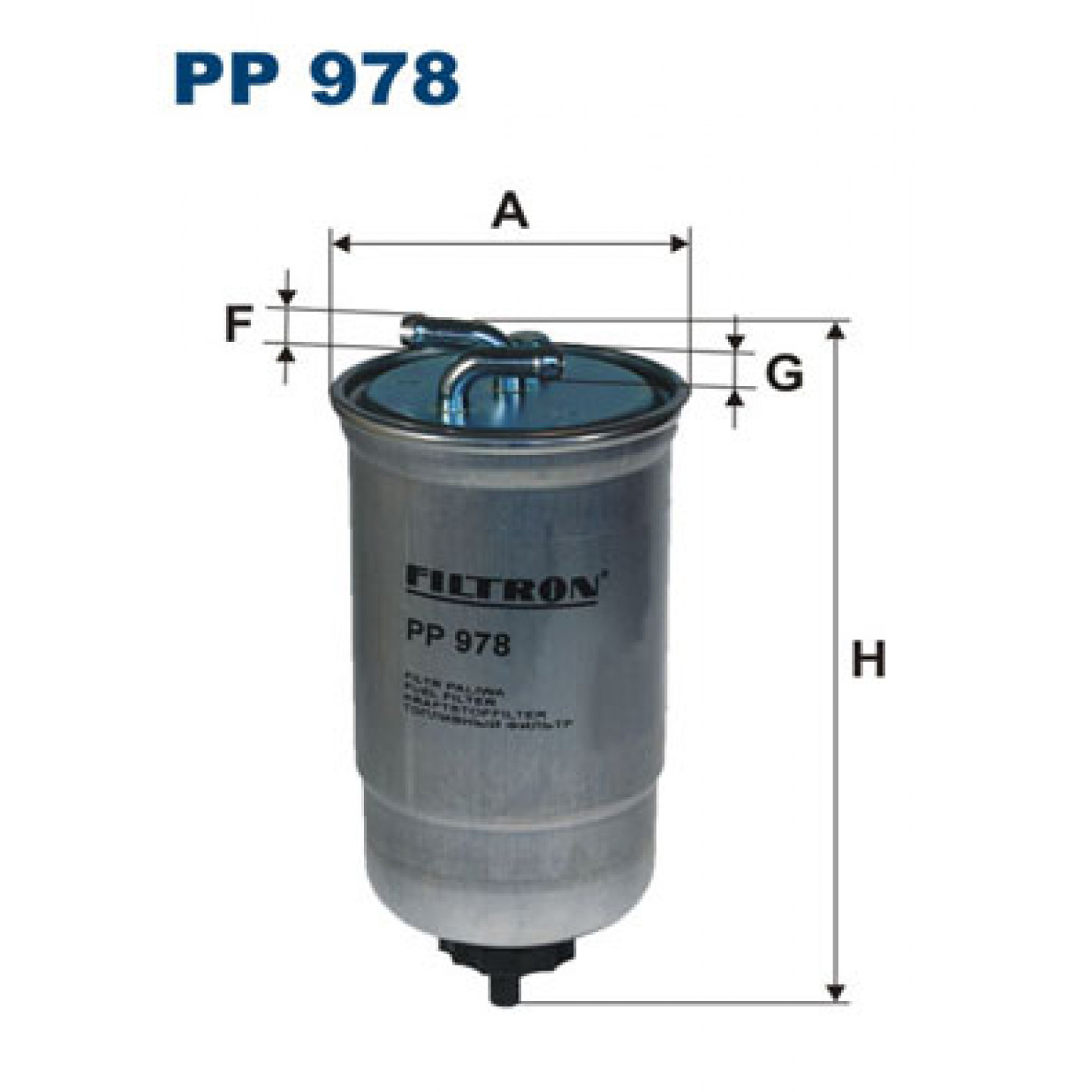 Palivový filtr FILTRON PP 978