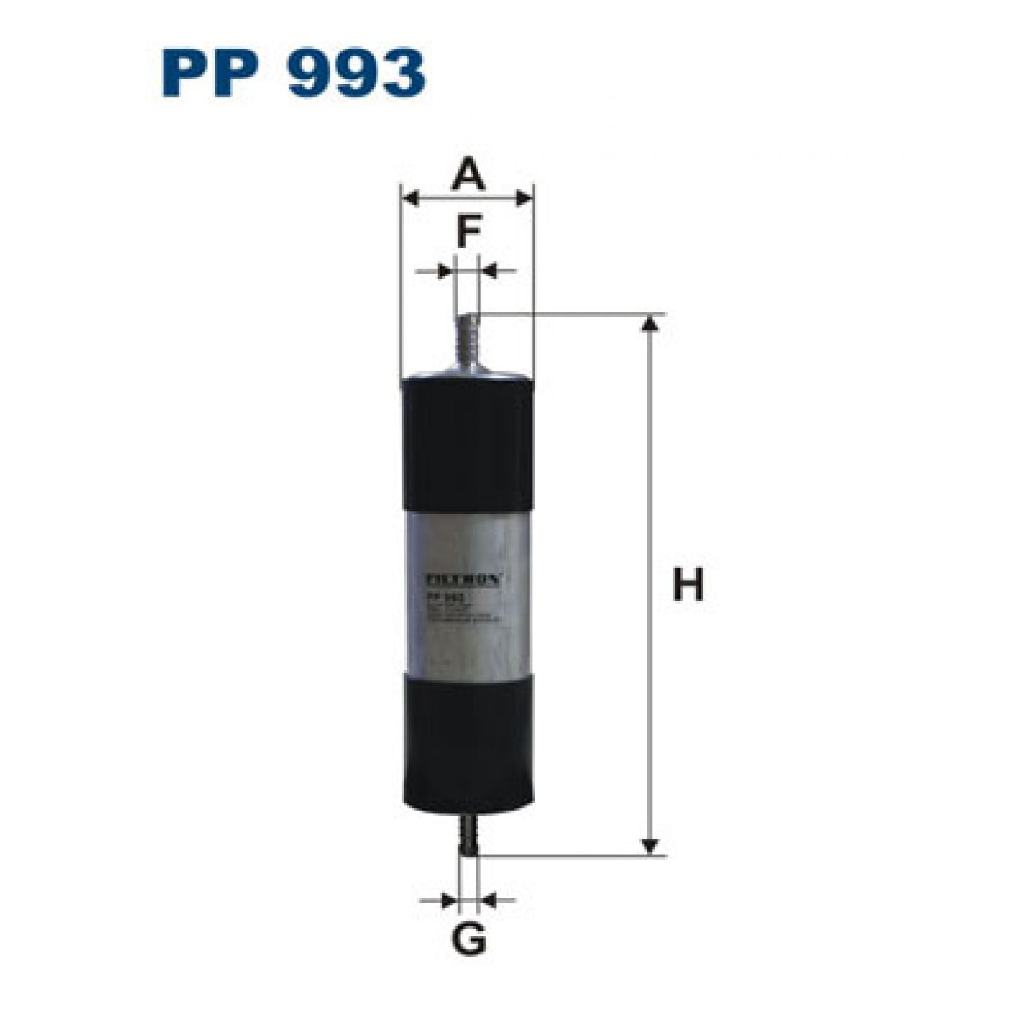 Filtro combustible FILTRON PP 993