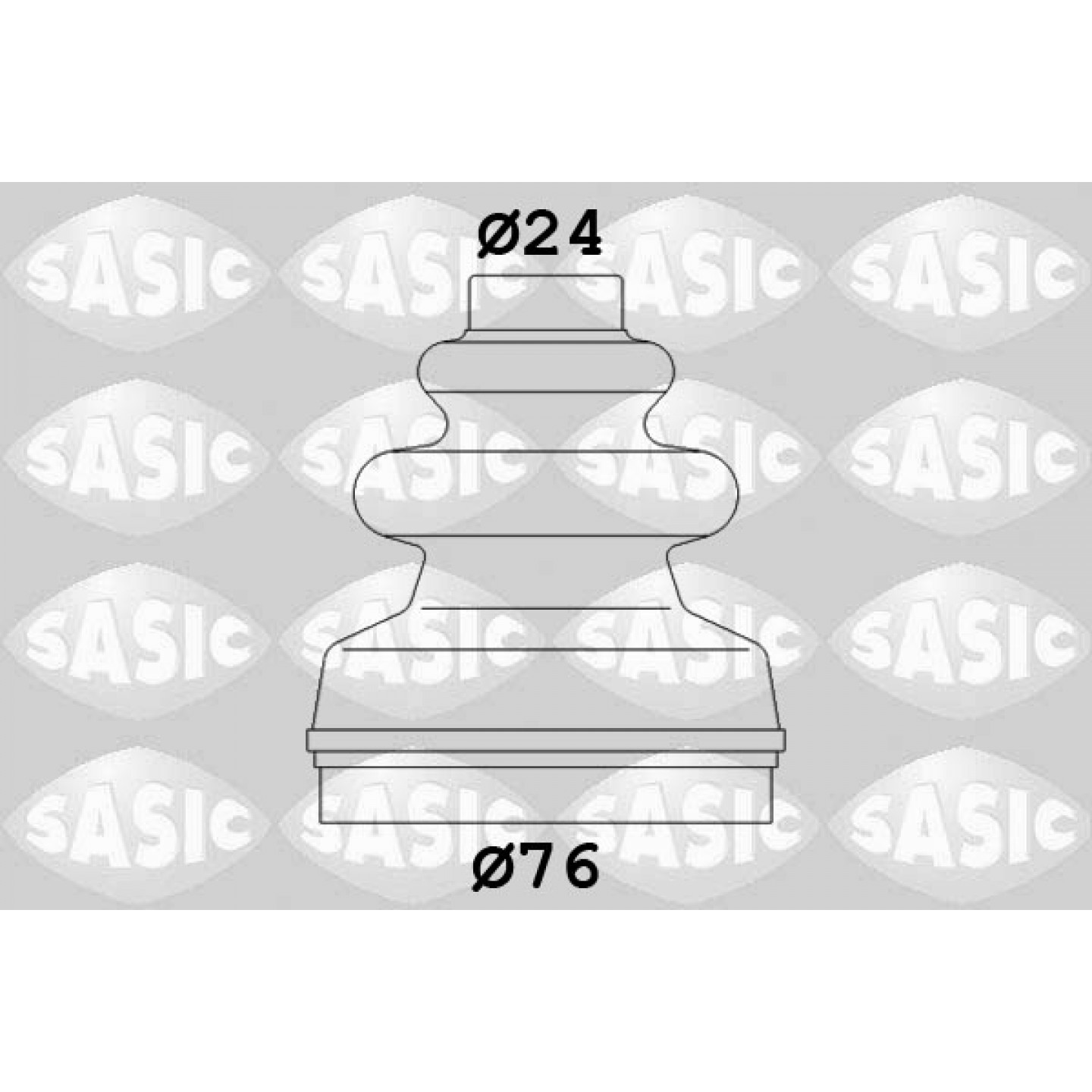 Faltenbalgsatz, Antriebswelle SASIC 2873793