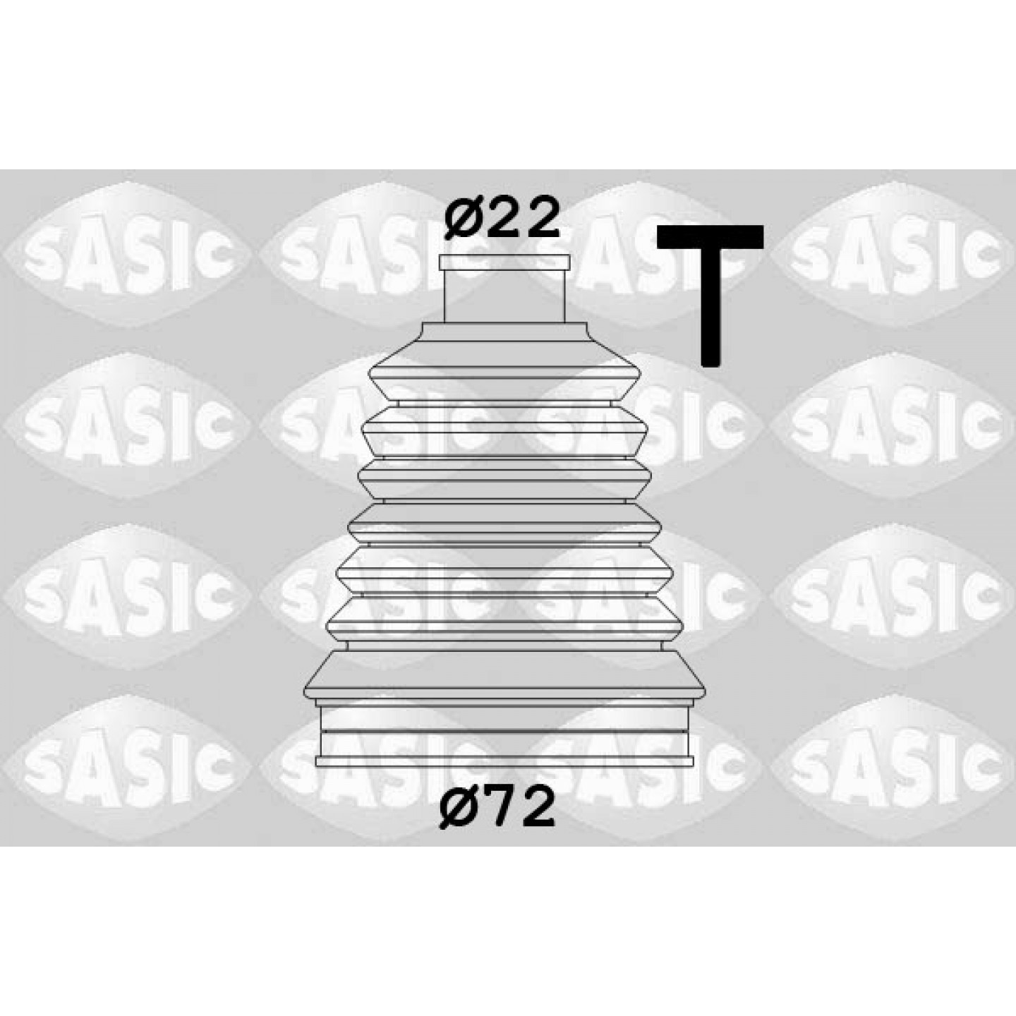 Faltenbalgsatz, Antriebswelle SASIC 2933123
