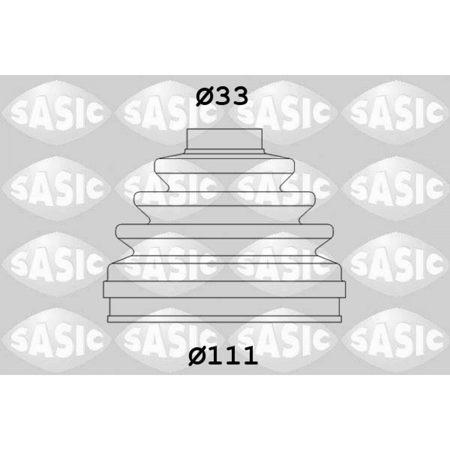 Faltenbalgsatz, Antriebswelle SASIC 2933993