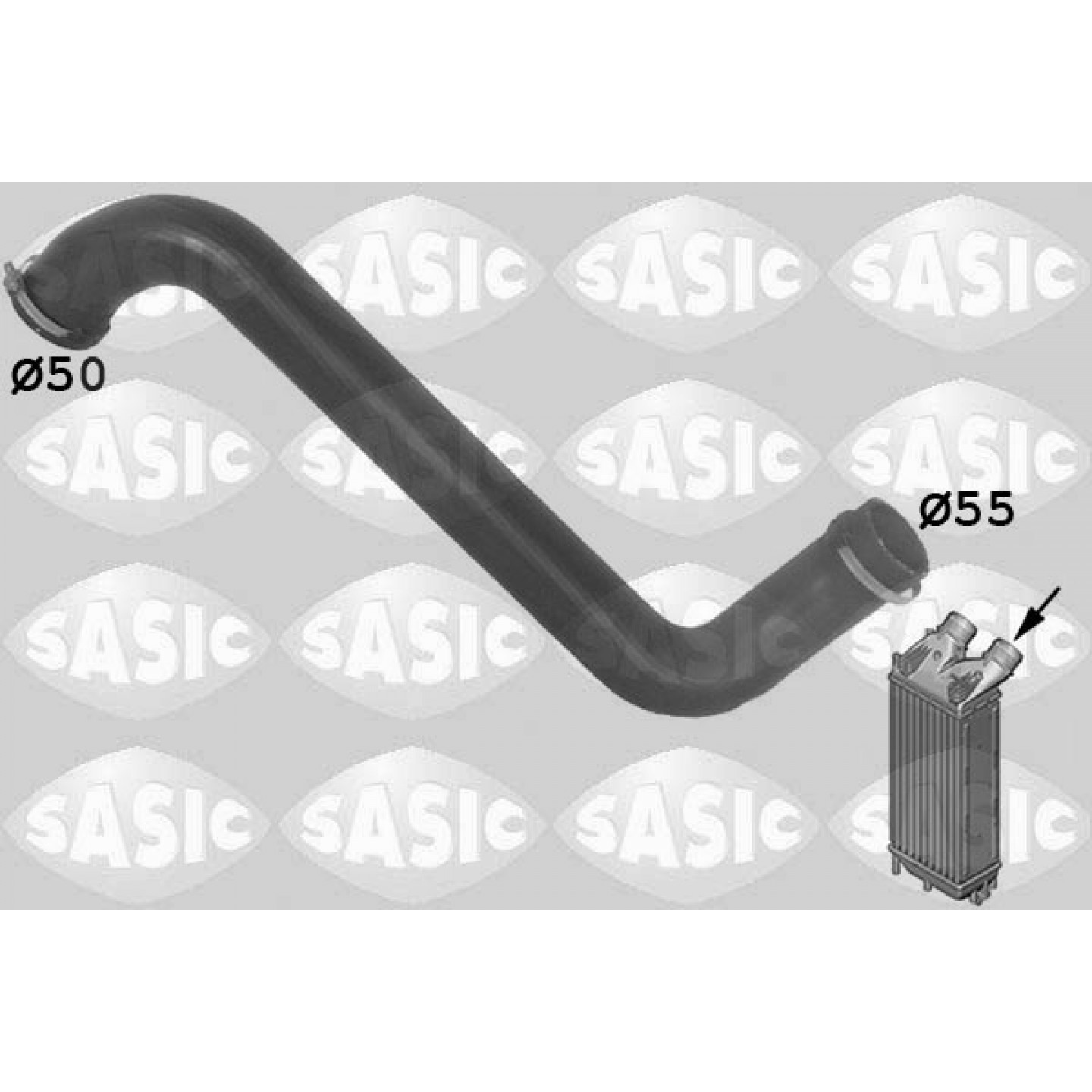 Luftslange til oplader SASIC 3334016
