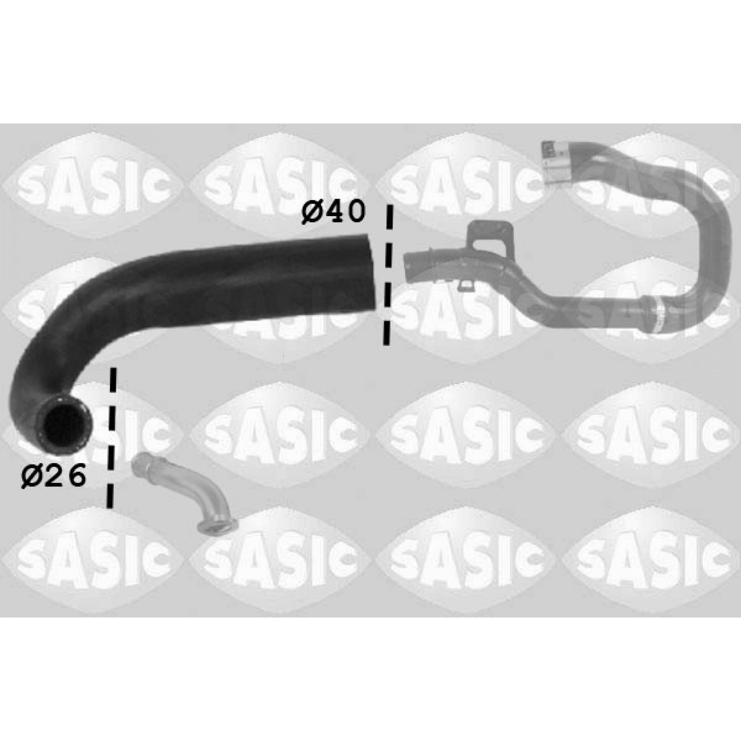 Ladeluftschlauch SASIC 3336124