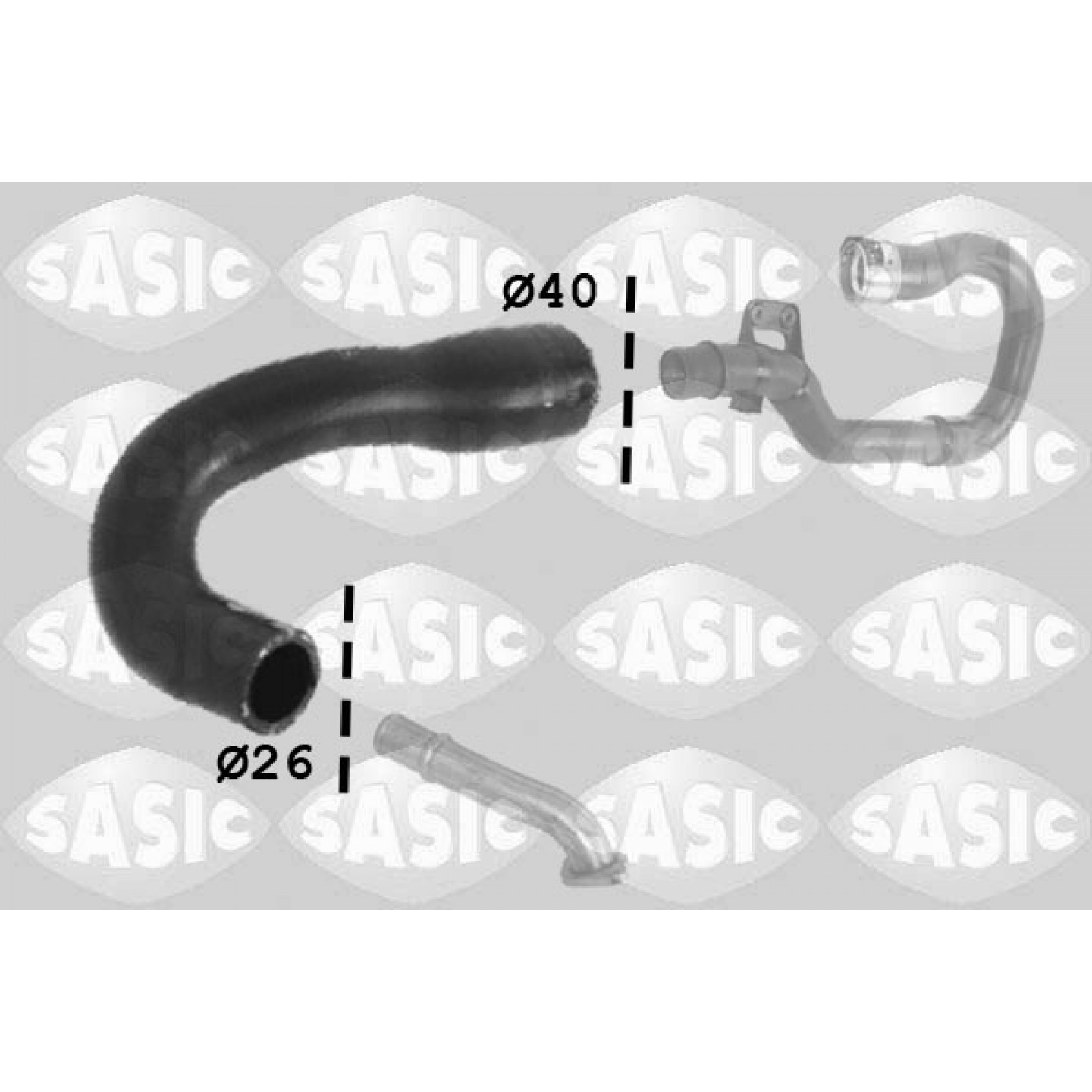 Ladeluftschlauch SASIC 3336158