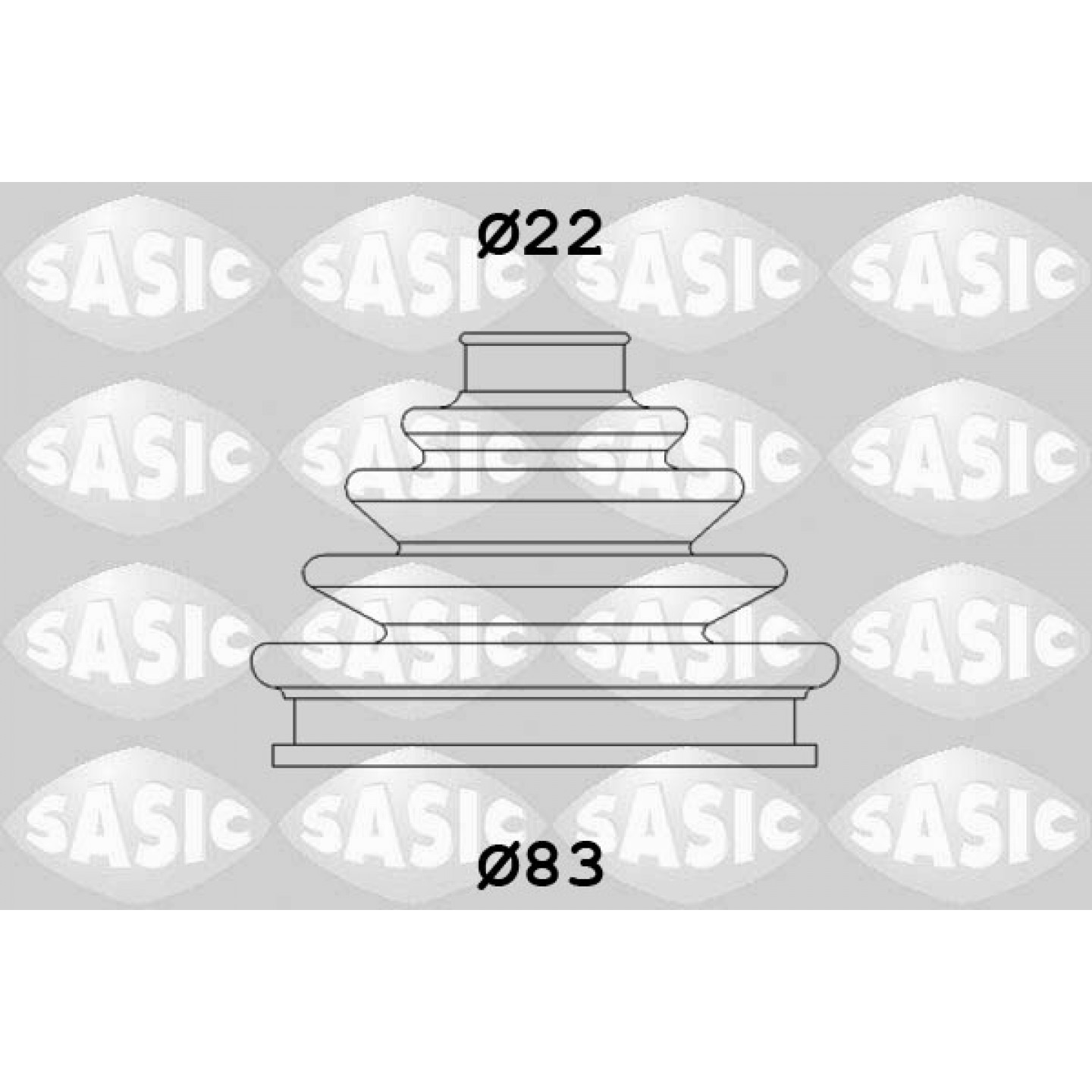 Faltenbalgsatz, Antriebswelle SASIC 4003437