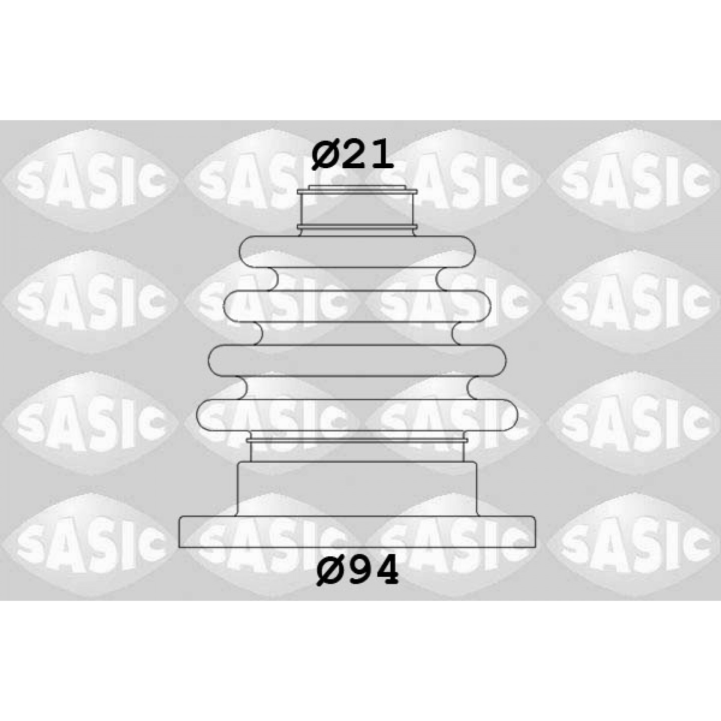 Faltenbalgsatz, Antriebswelle SASIC 4003444