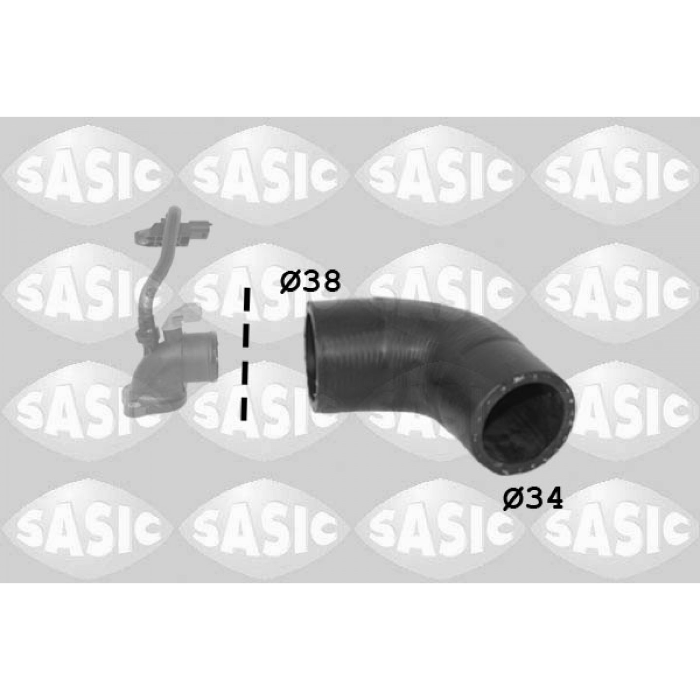 Ladeluftschlauch SASIC 3334040