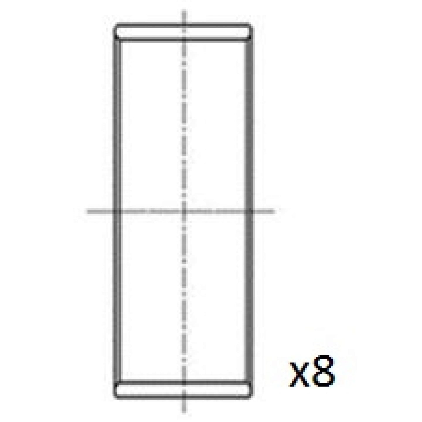 Ojniční ložisko FAI AutoParts BB2056-STD