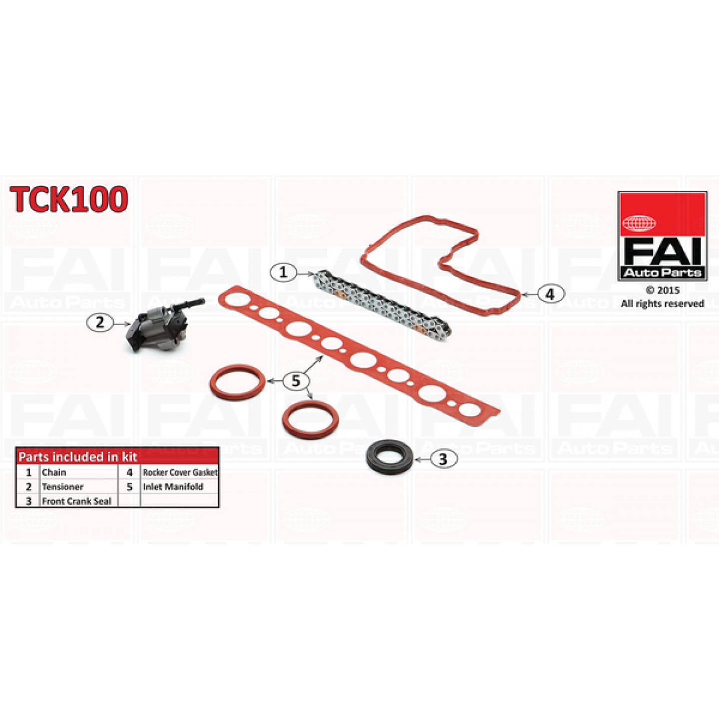 Sada rozvodového řetězu FAI AutoParts TCK100