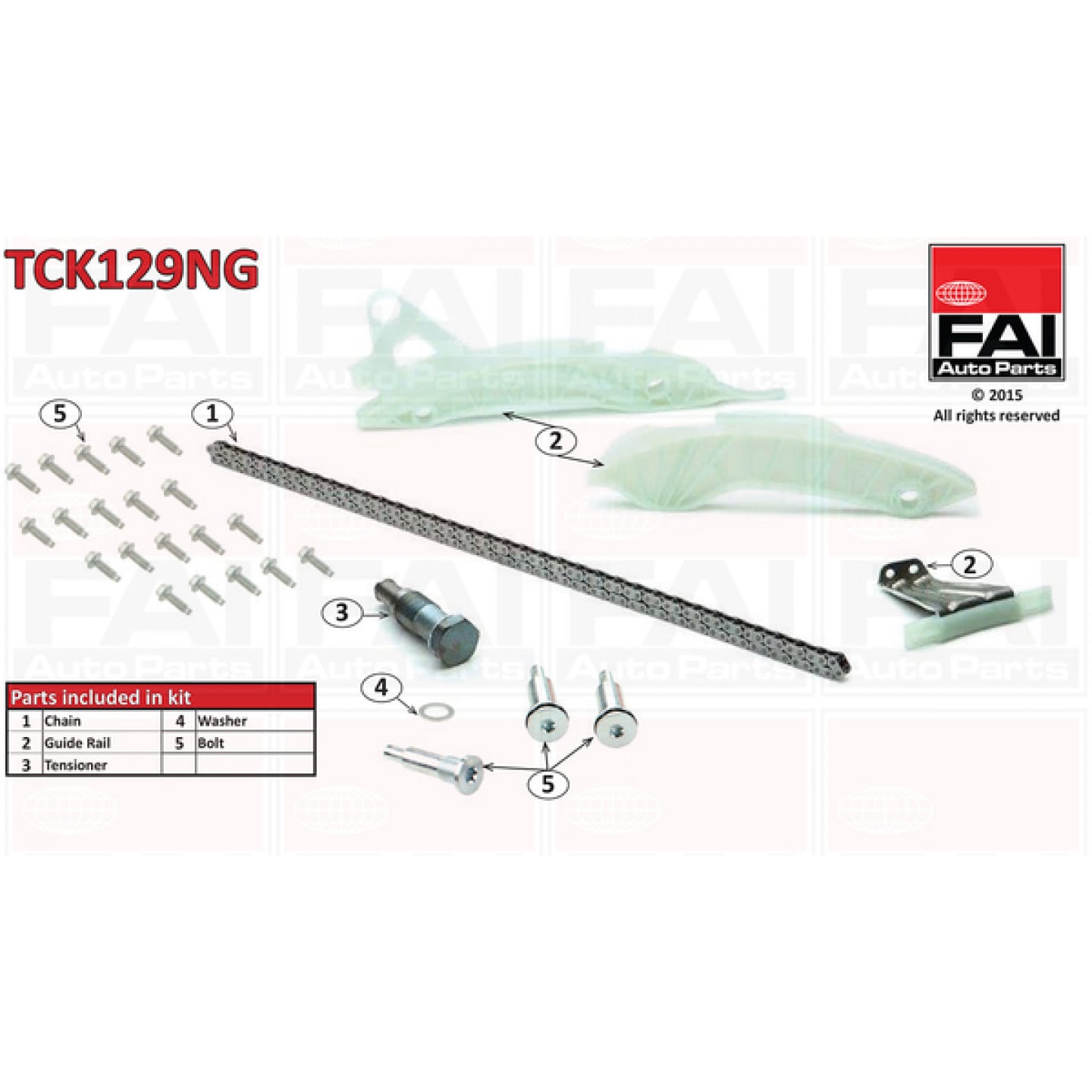 Sada rozvodového řetězu FAI AutoParts TCK129NG