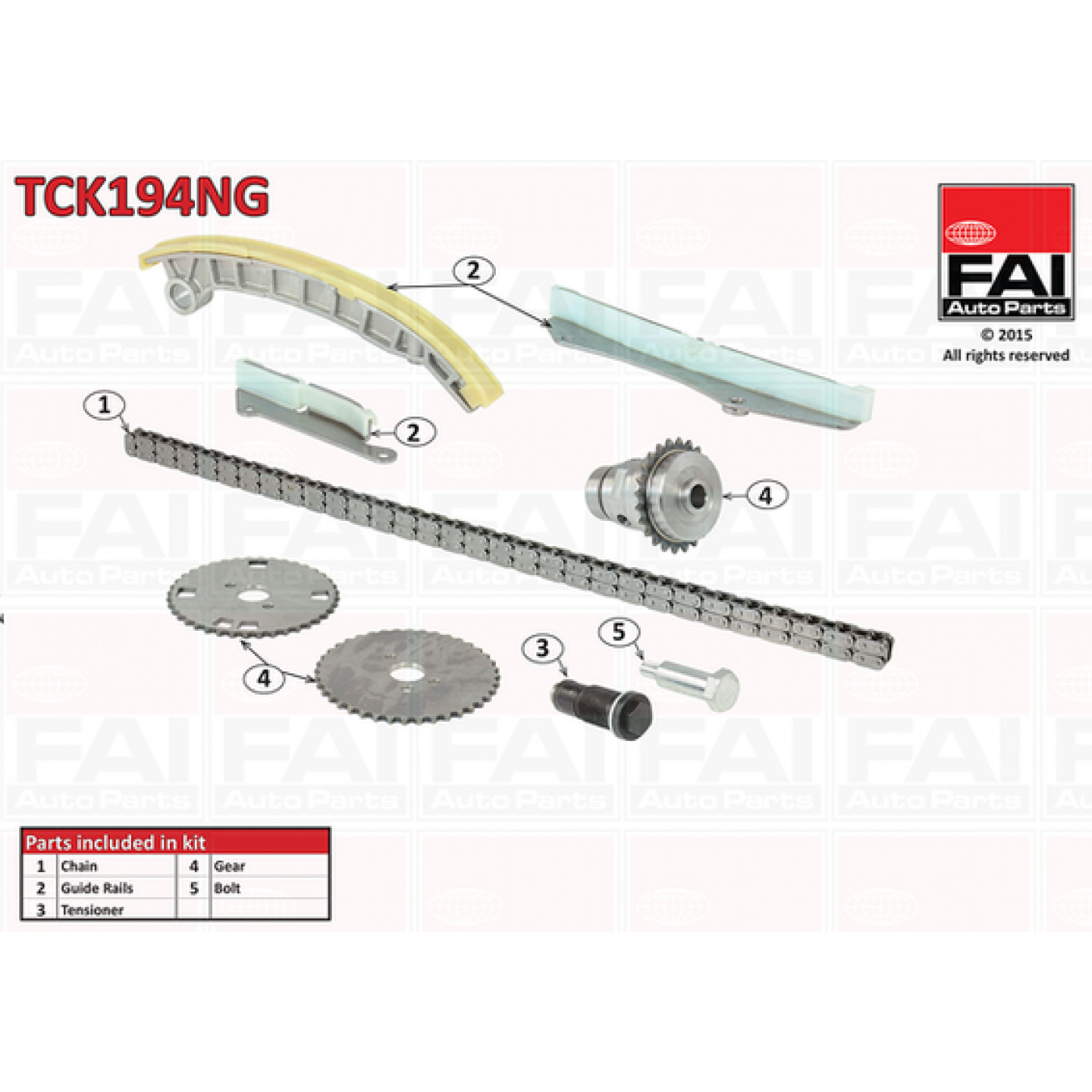 Sada rozvodového řetězu FAI AutoParts TCK194NG