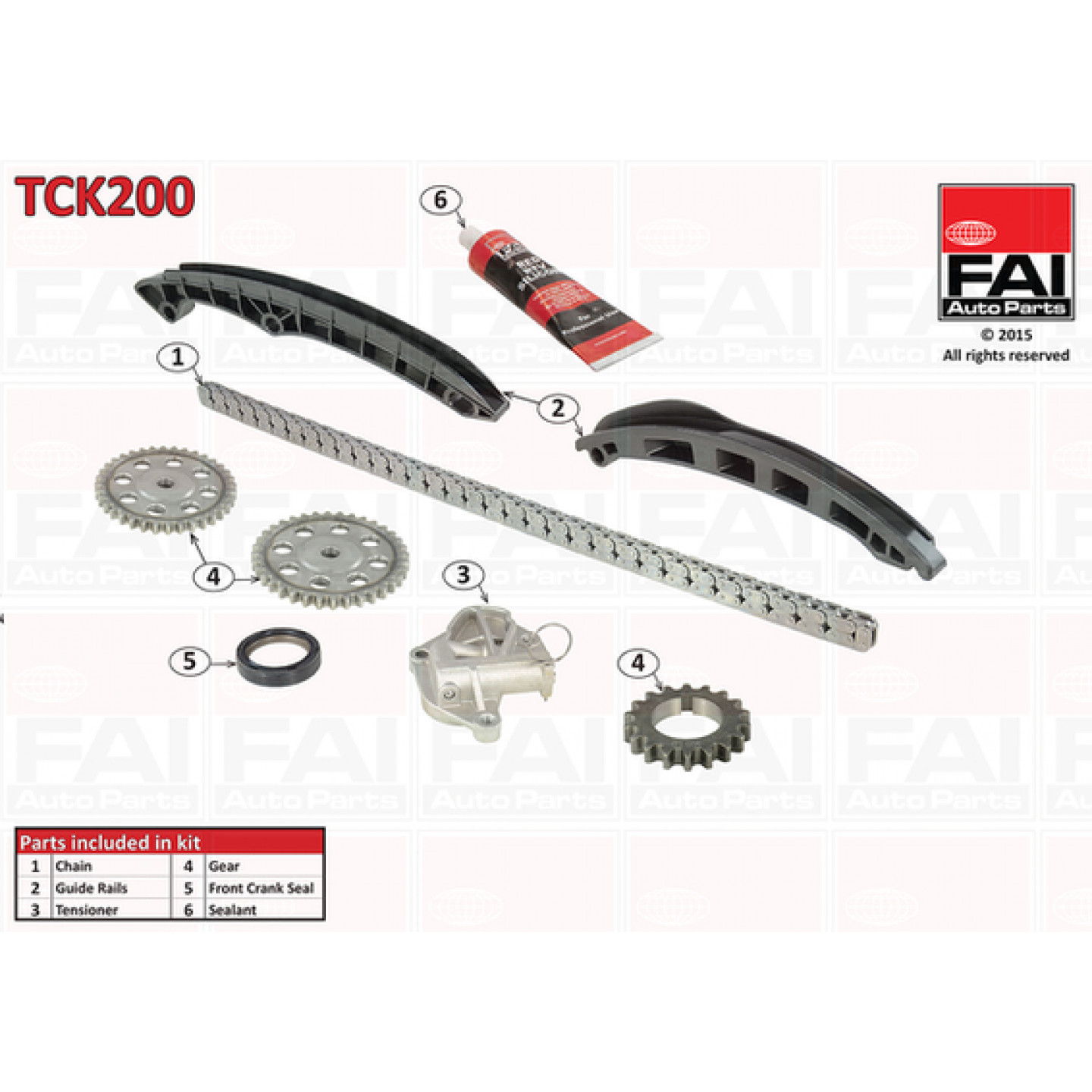 Steuerkettensatz FAI AutoParts TCK200