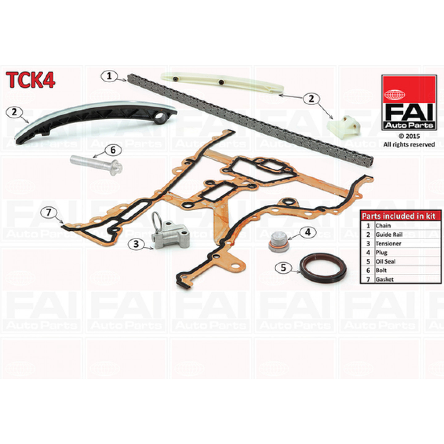 Steuerkettensatz FAI AutoParts TCK4