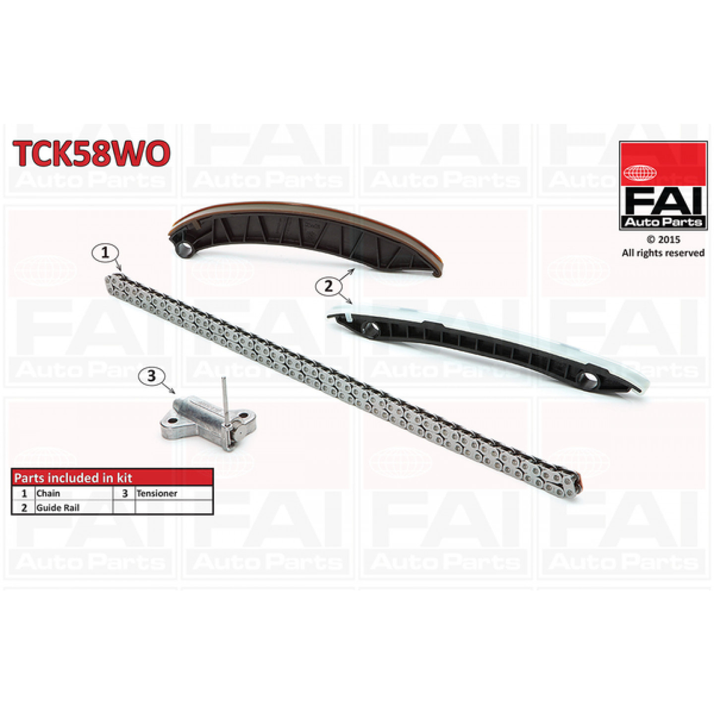 Steuerkettensatz FAI AutoParts TCK58WO