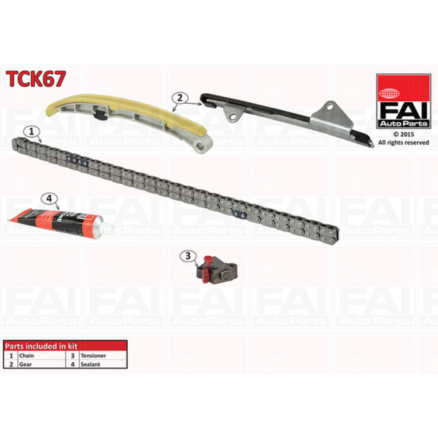 Steuerkettensatz FAI AutoParts TCK67