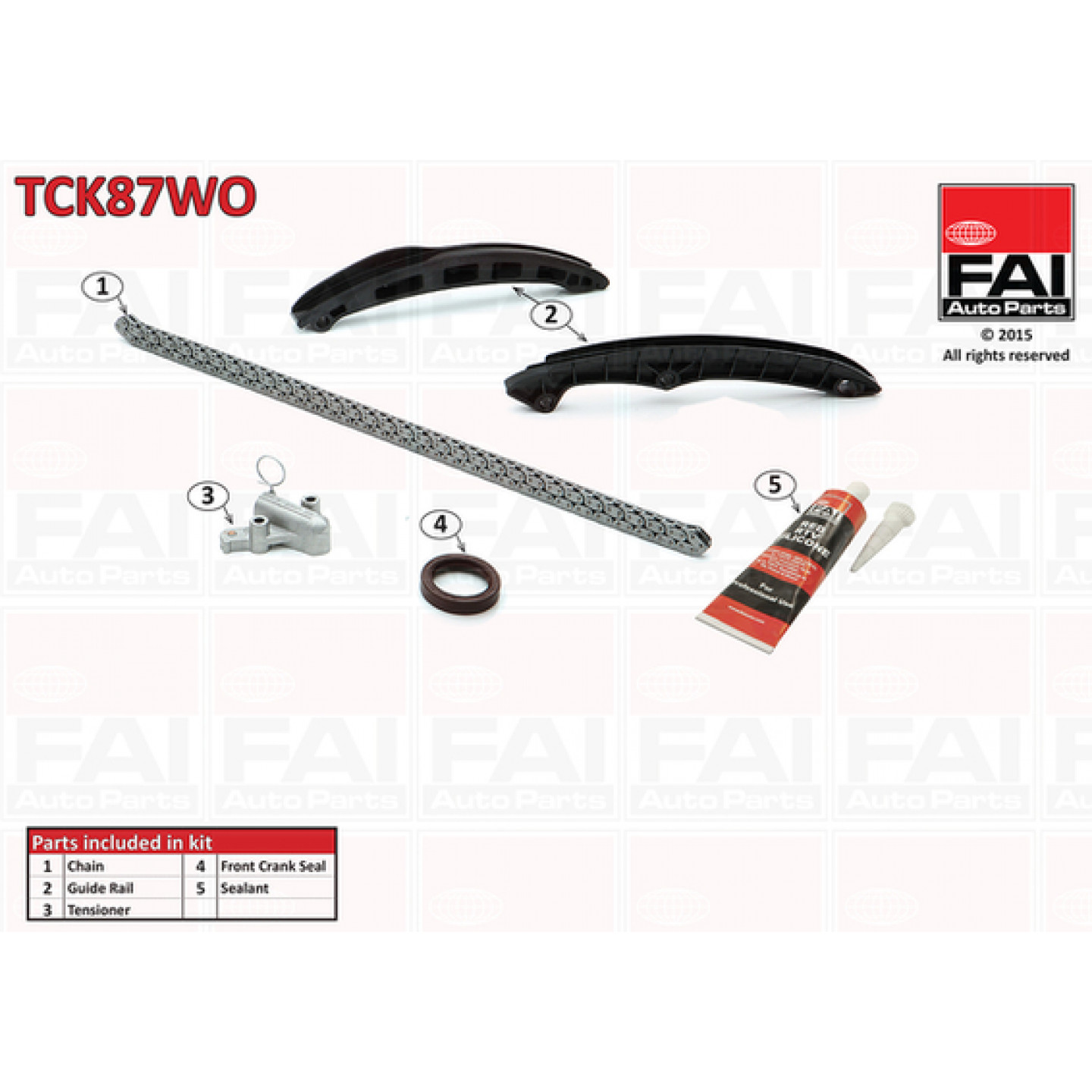 Steuerkettensatz FAI AutoParts TCK87WO
