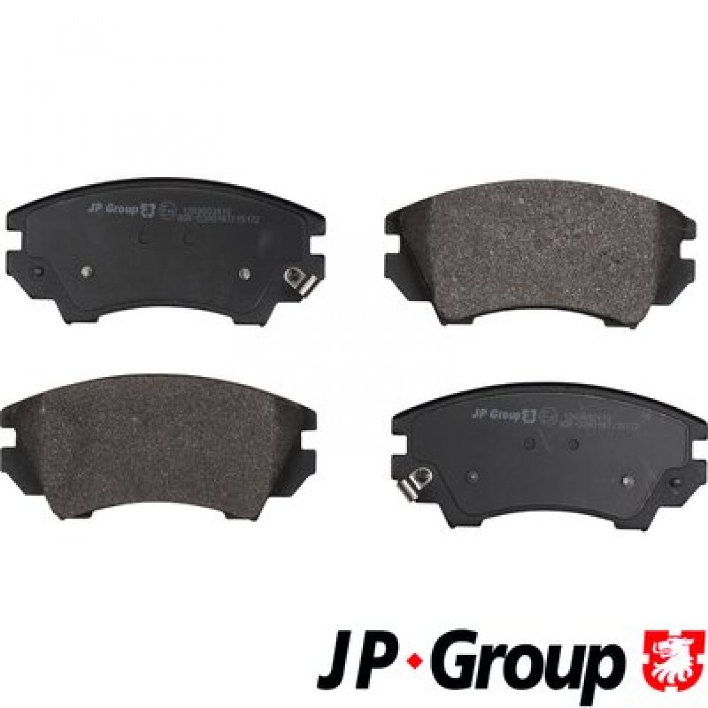 Sada brzdových destiček, kotoučová brzda JP GROUP 1263602410