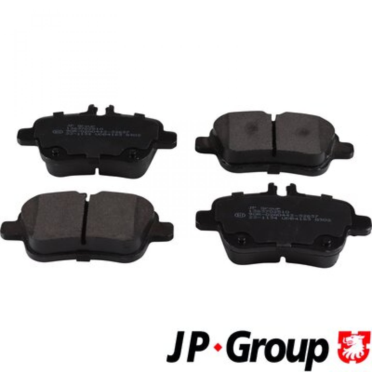 Sada brzdových destiček, kotoučová brzda JP GROUP 1363702510