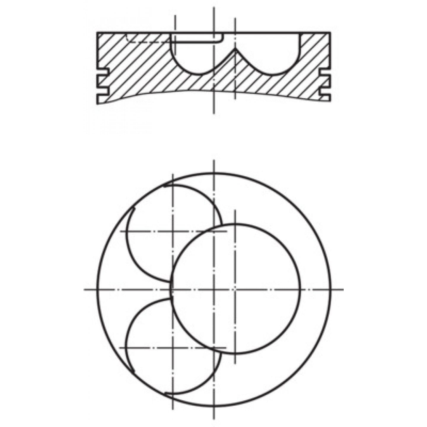 Píst MAHLE ORIGINAL 028 07 02