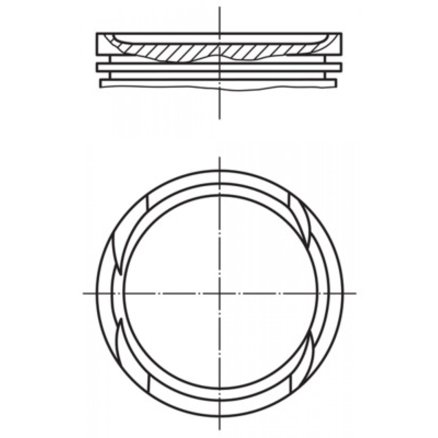 Pistón MAHLE ORIGINAL 010 05 00