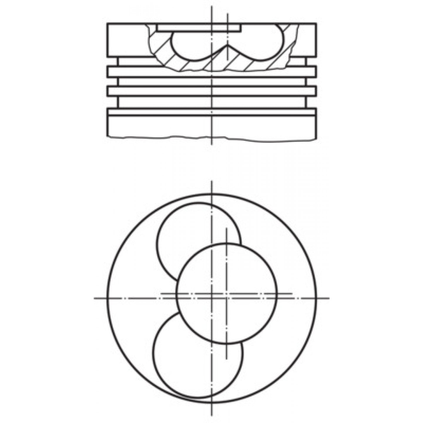 Tłok MAHLE ORIGINAL 030 41 02