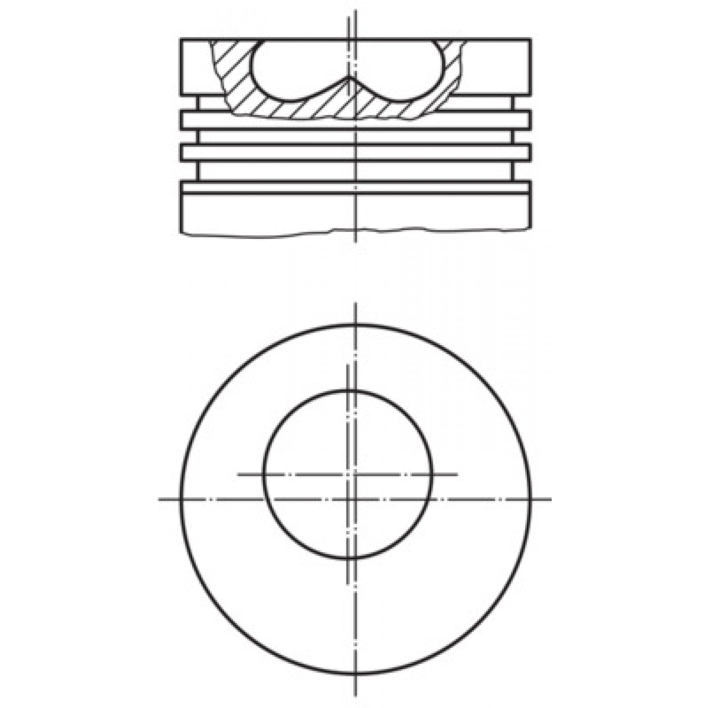Tłok MAHLE ORIGINAL 015 06 00