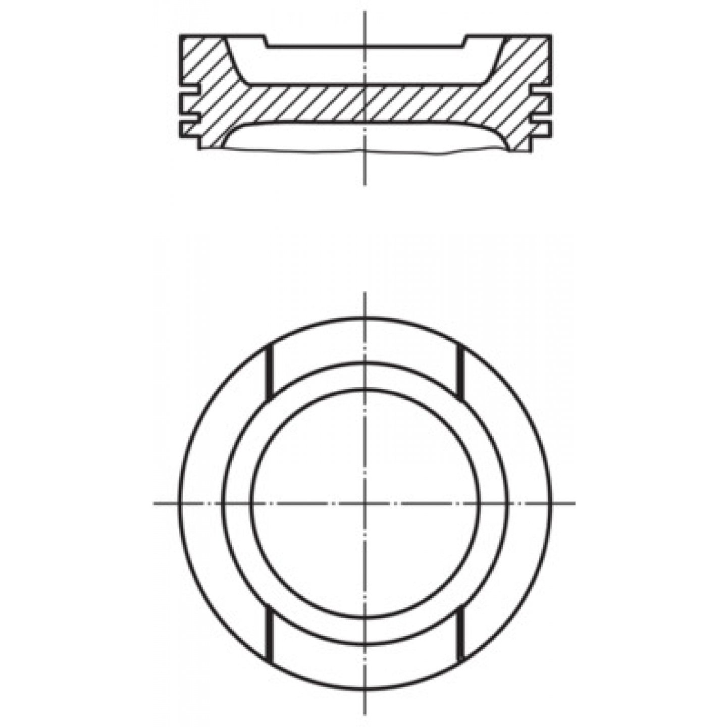 Píst MAHLE ORIGINAL 033 01 01