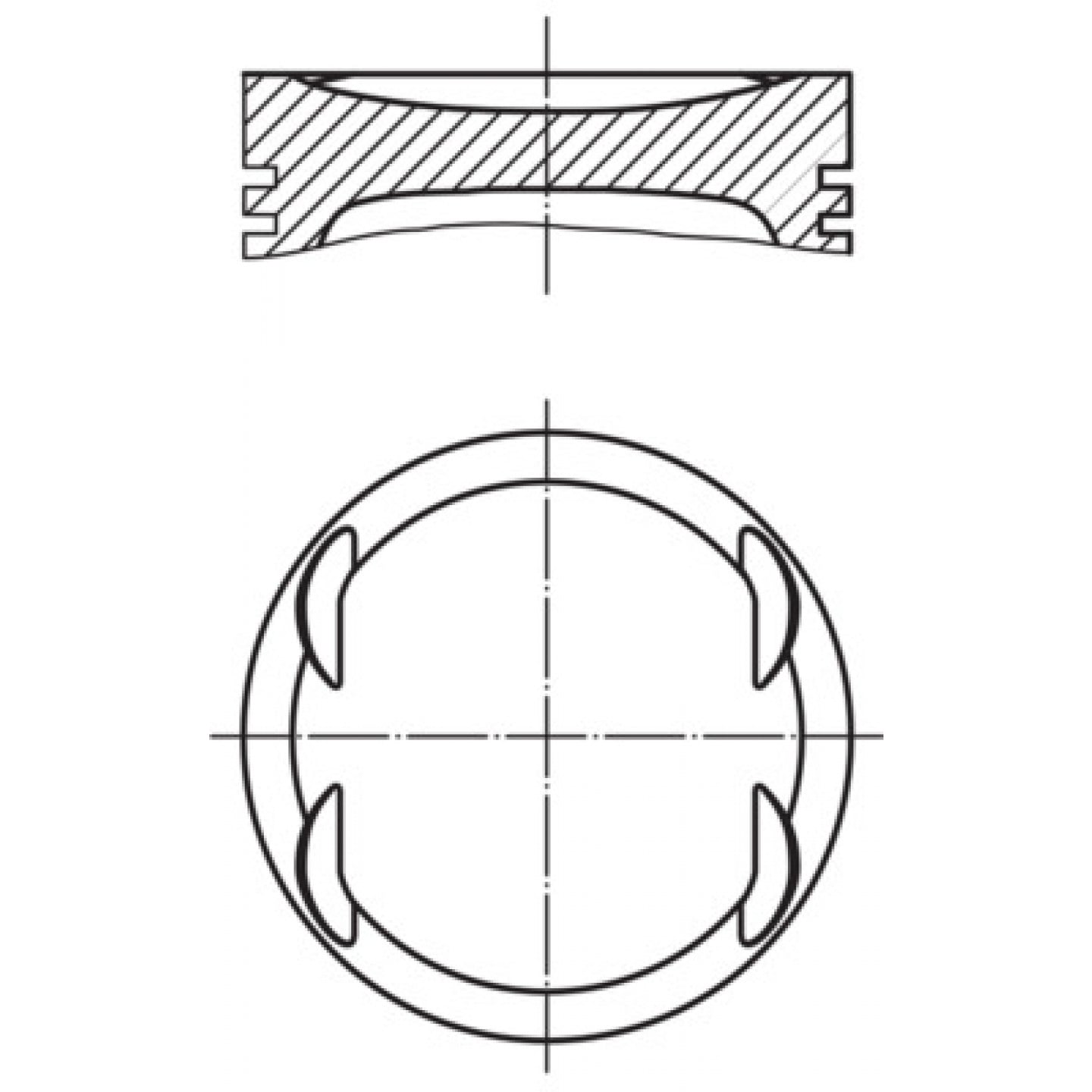 Piston MAHLE ORIGINAL 015 76 00