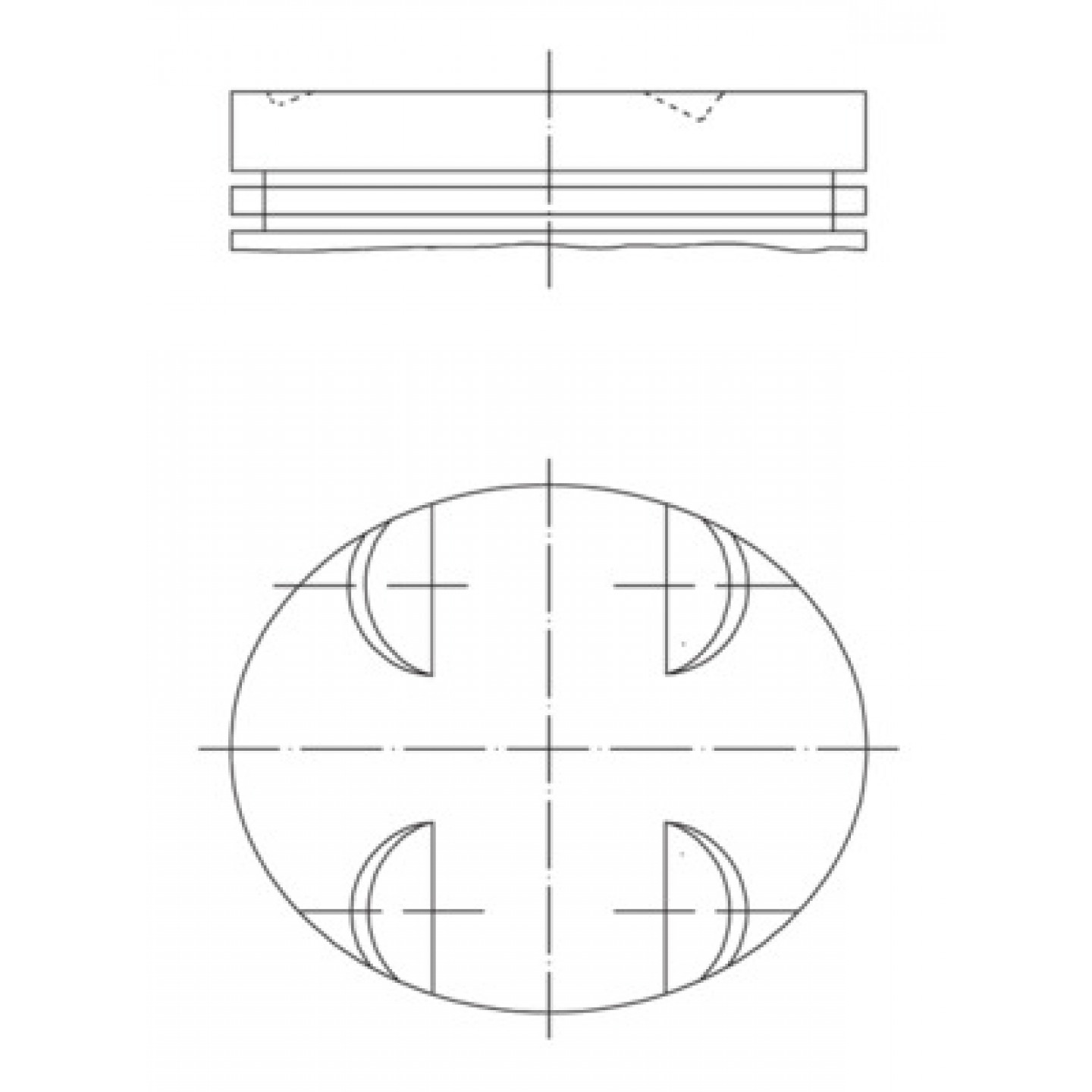 Piston MAHLE ORIGINAL 005 24 00
