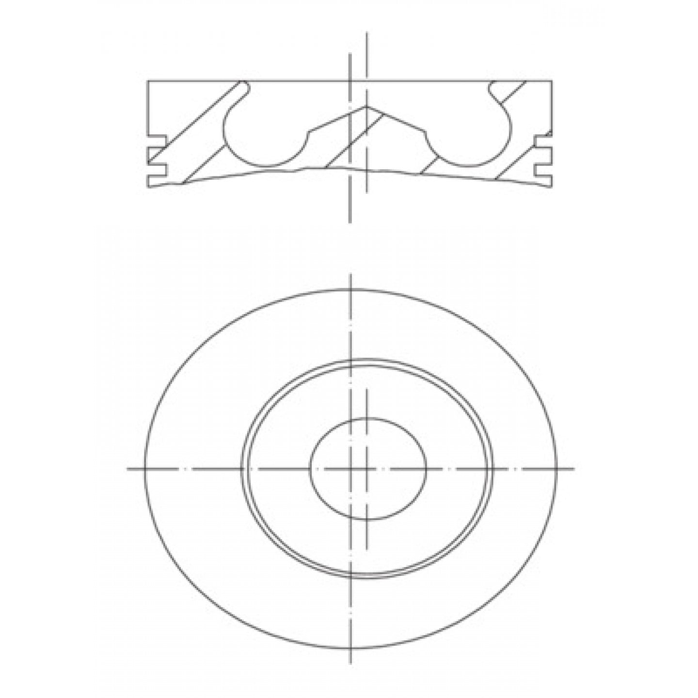 Pistón MAHLE ORIGINAL 101 96 00