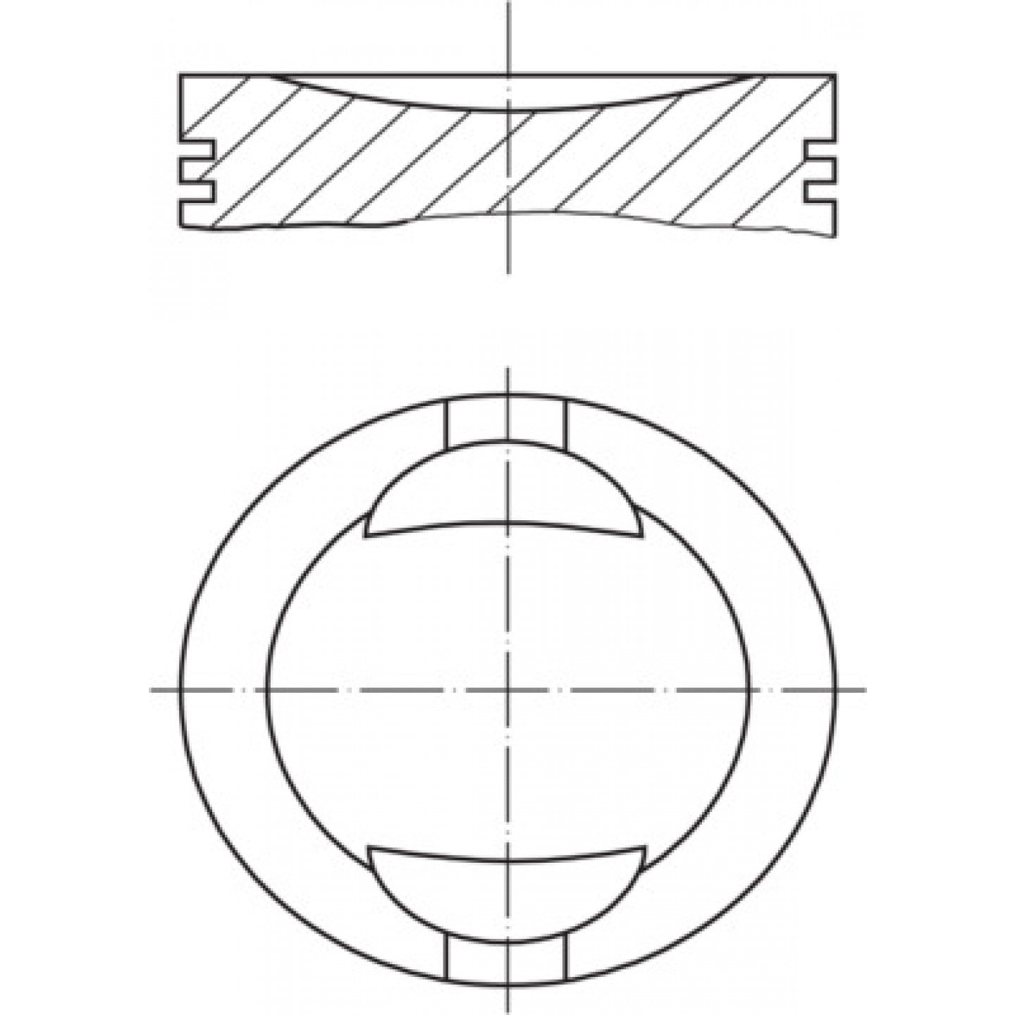 Pistón MAHLE ORIGINAL 009 36 01