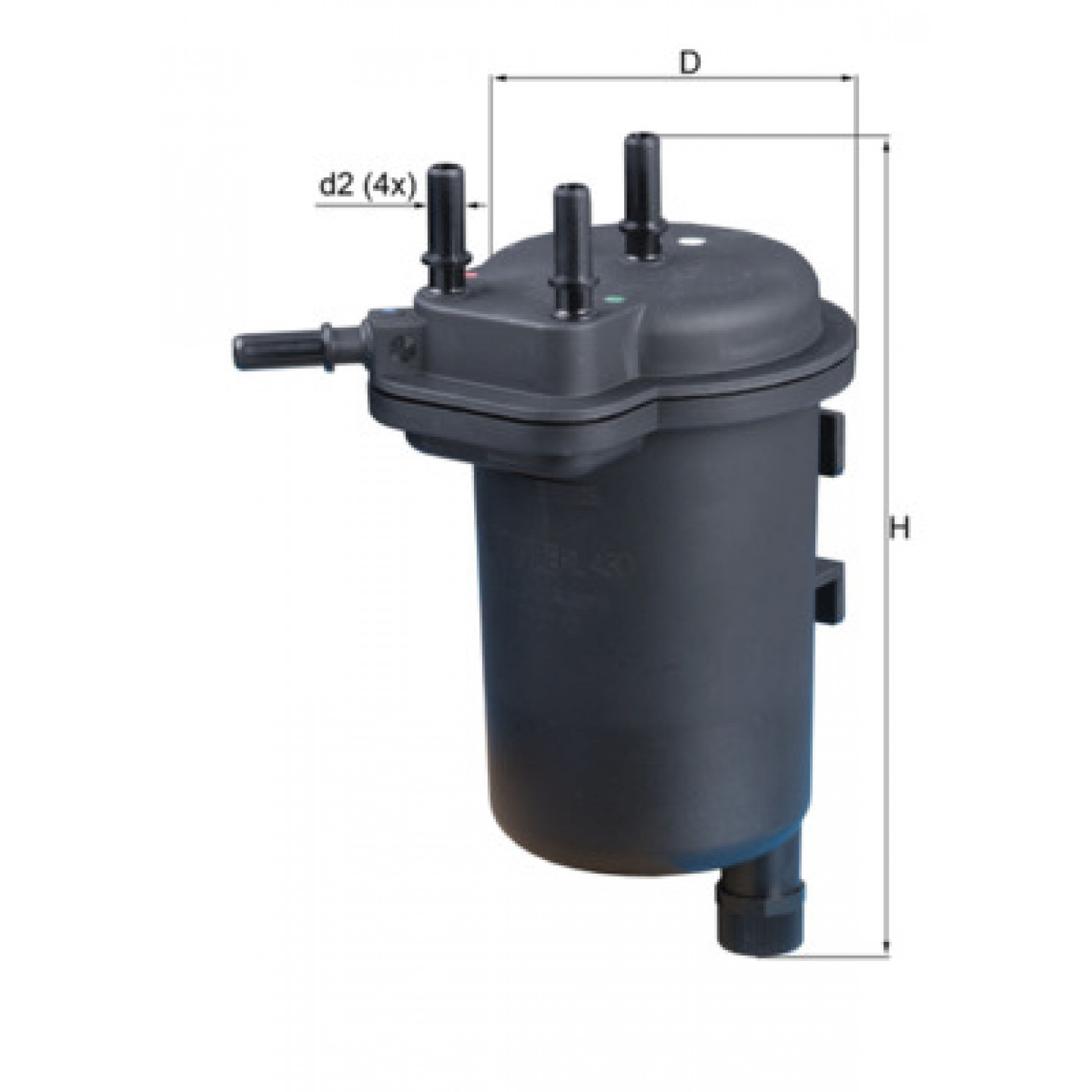 Filtro combustible MAHLE ORIGINAL KL 430