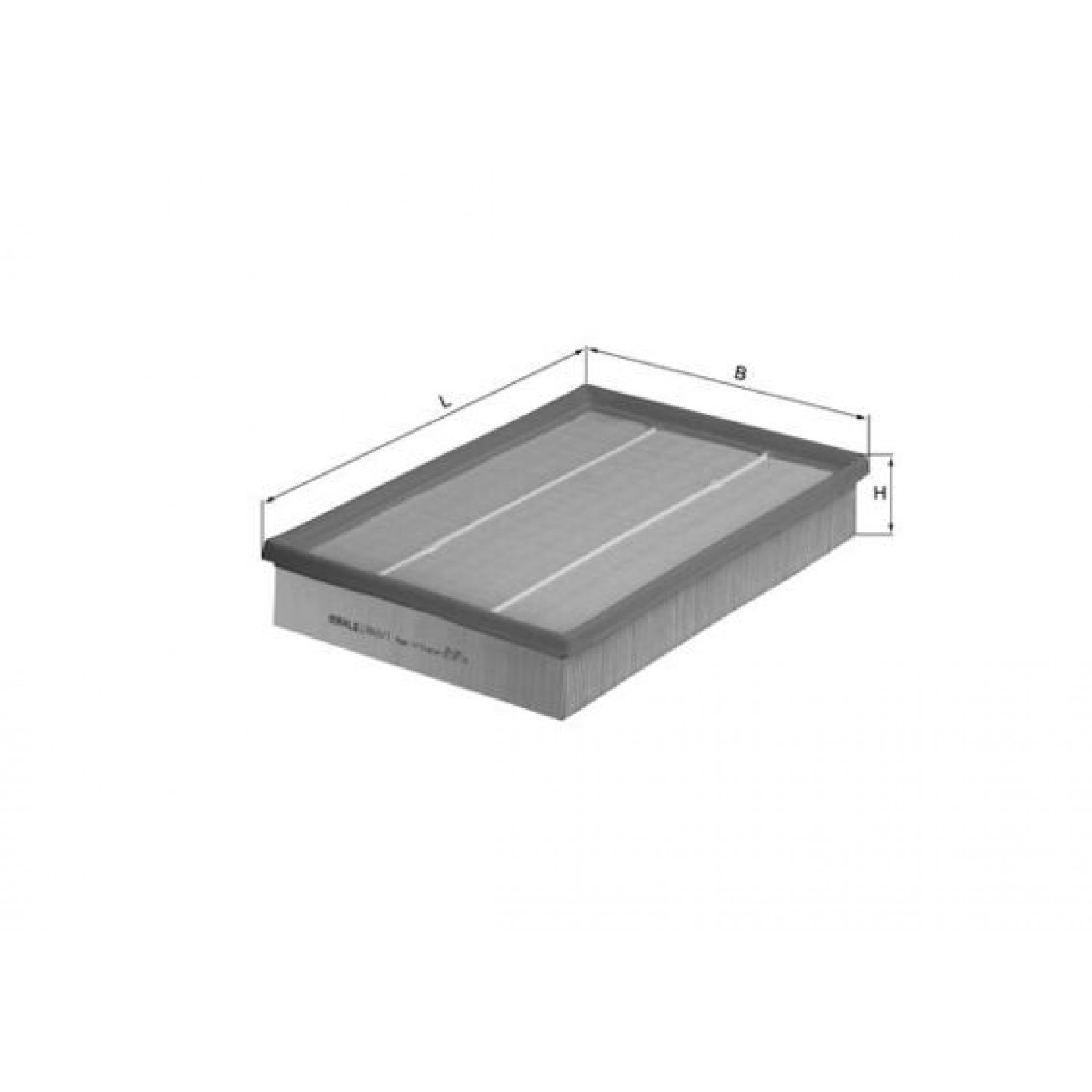 Luftfilter MAHLE ORIGINAL LX 460/1