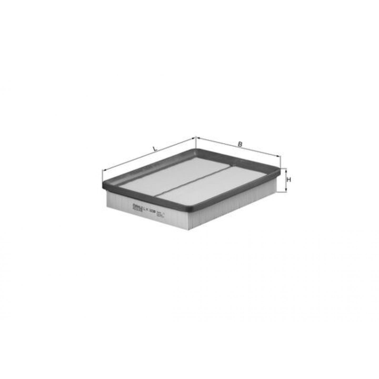 Luchtfilter MAHLE ORIGINAL LX 1039