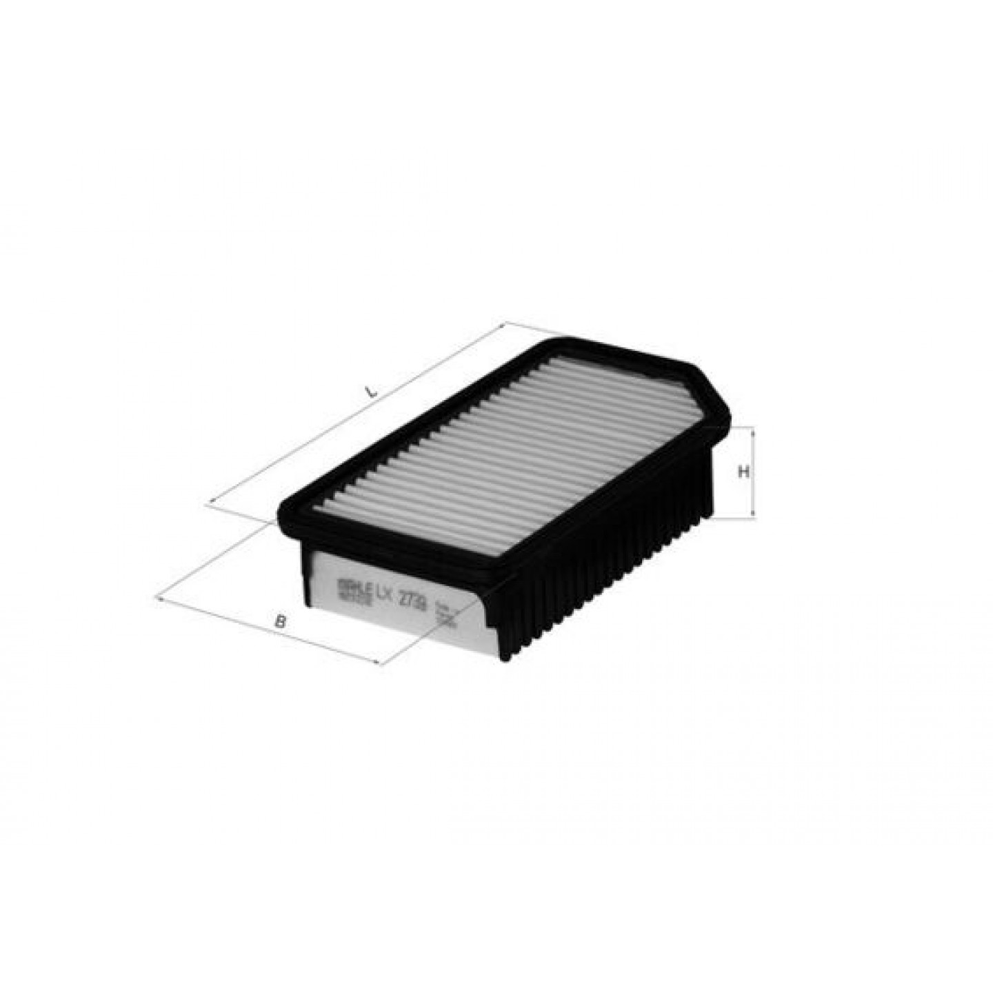 Filtro aria MAHLE ORIGINAL LX 2739