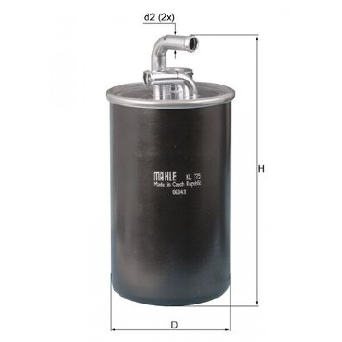 Filtro carburante MAHLE ORIGINAL KL 775