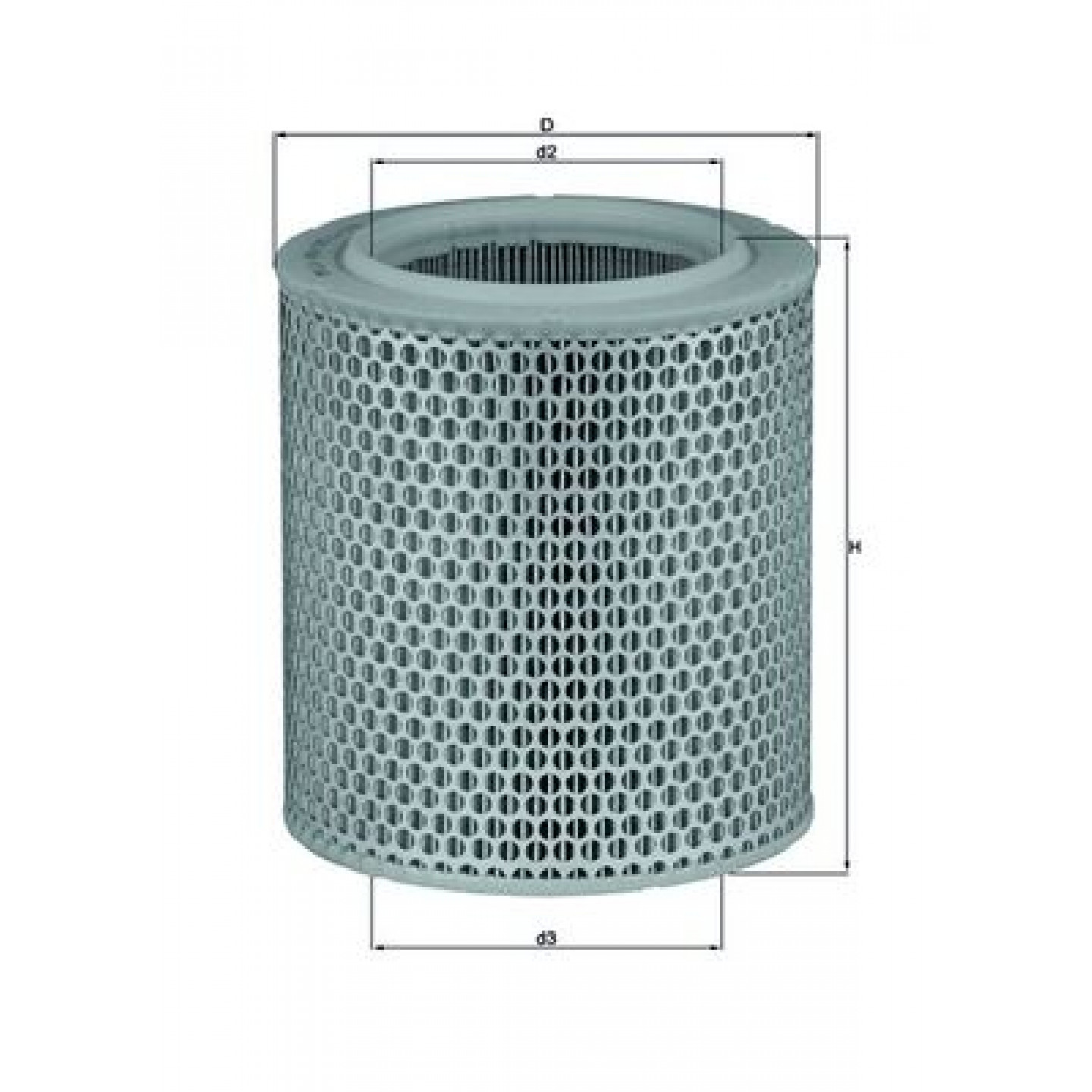 Luftfilter MAHLE ORIGINAL LX 478/1
