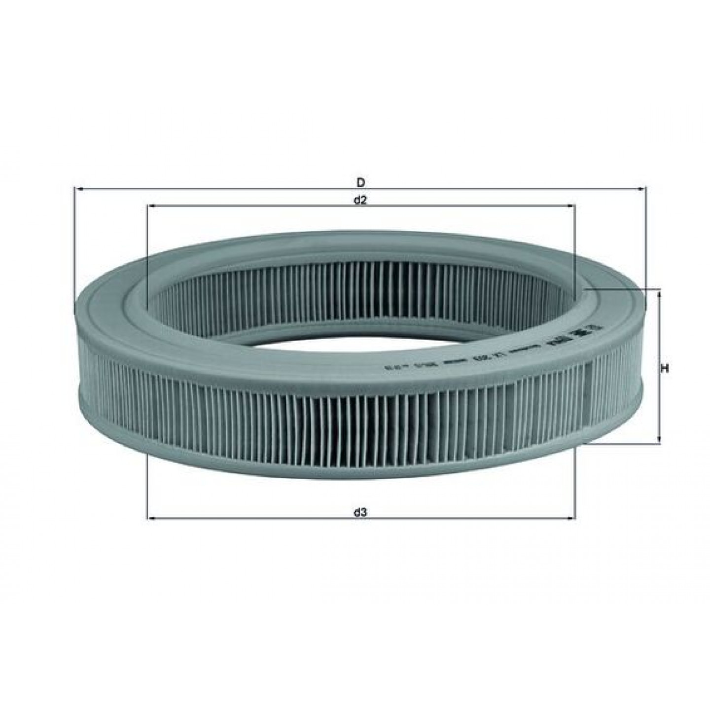 Filtr powietrza MAHLE ORIGINAL LX 203