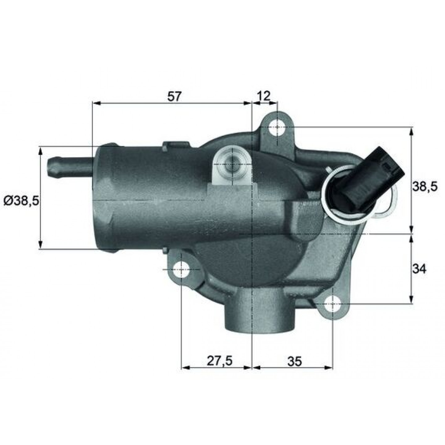 Thermostat, Kühlmittel MAHLE ORIGINAL TI 30 92