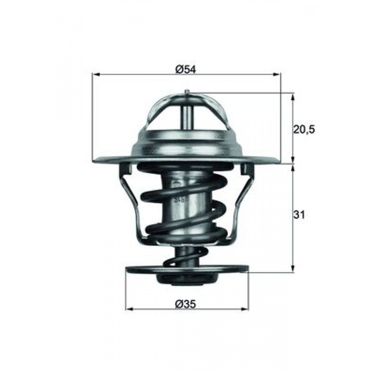 Thermostat, Kühlmittel MAHLE ORIGINAL TX 15 87D
